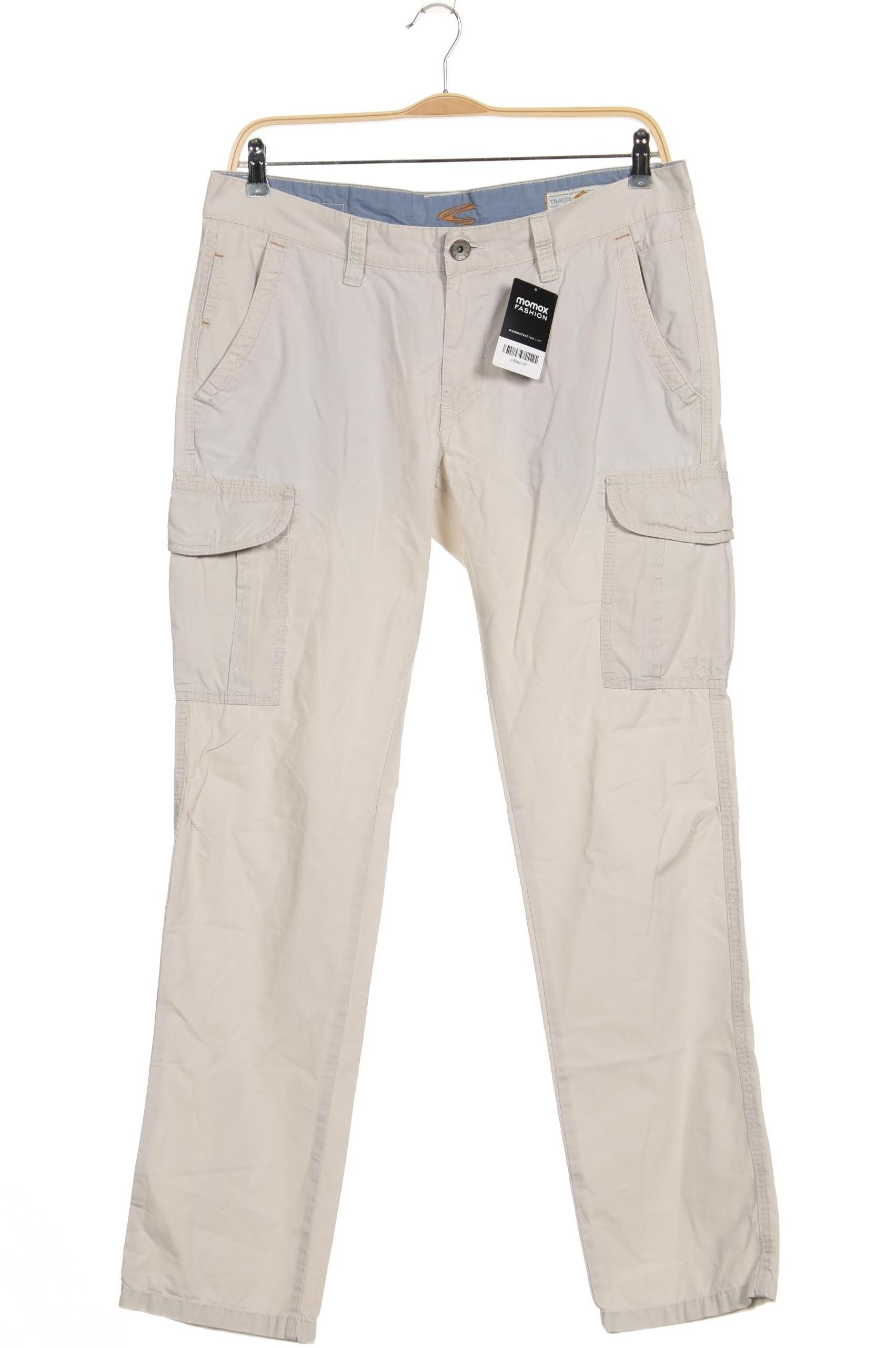 

camel active Herren Stoffhose, cremeweiß, Gr. 34