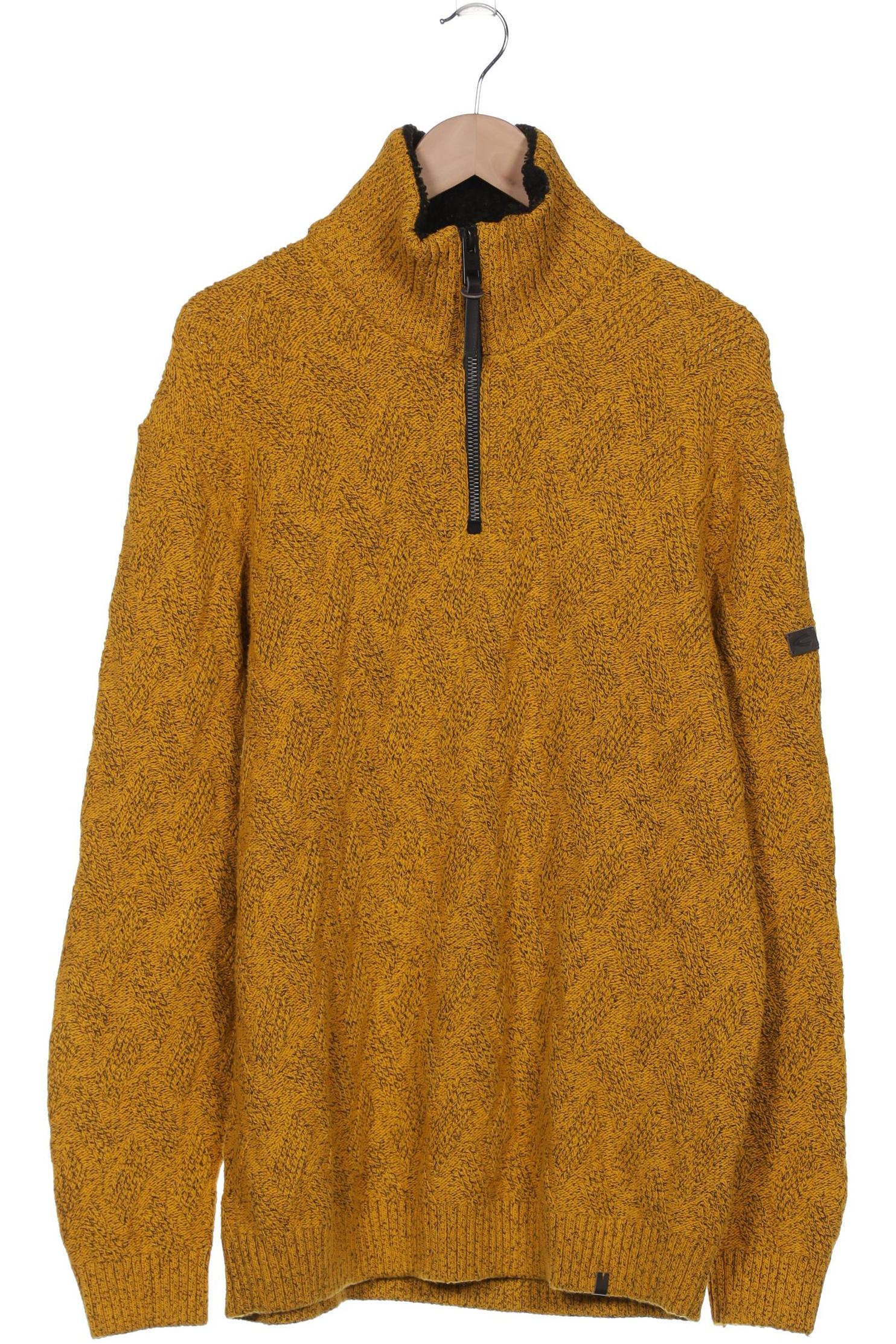 

camel active Herren Pullover, gelb, Gr. 56