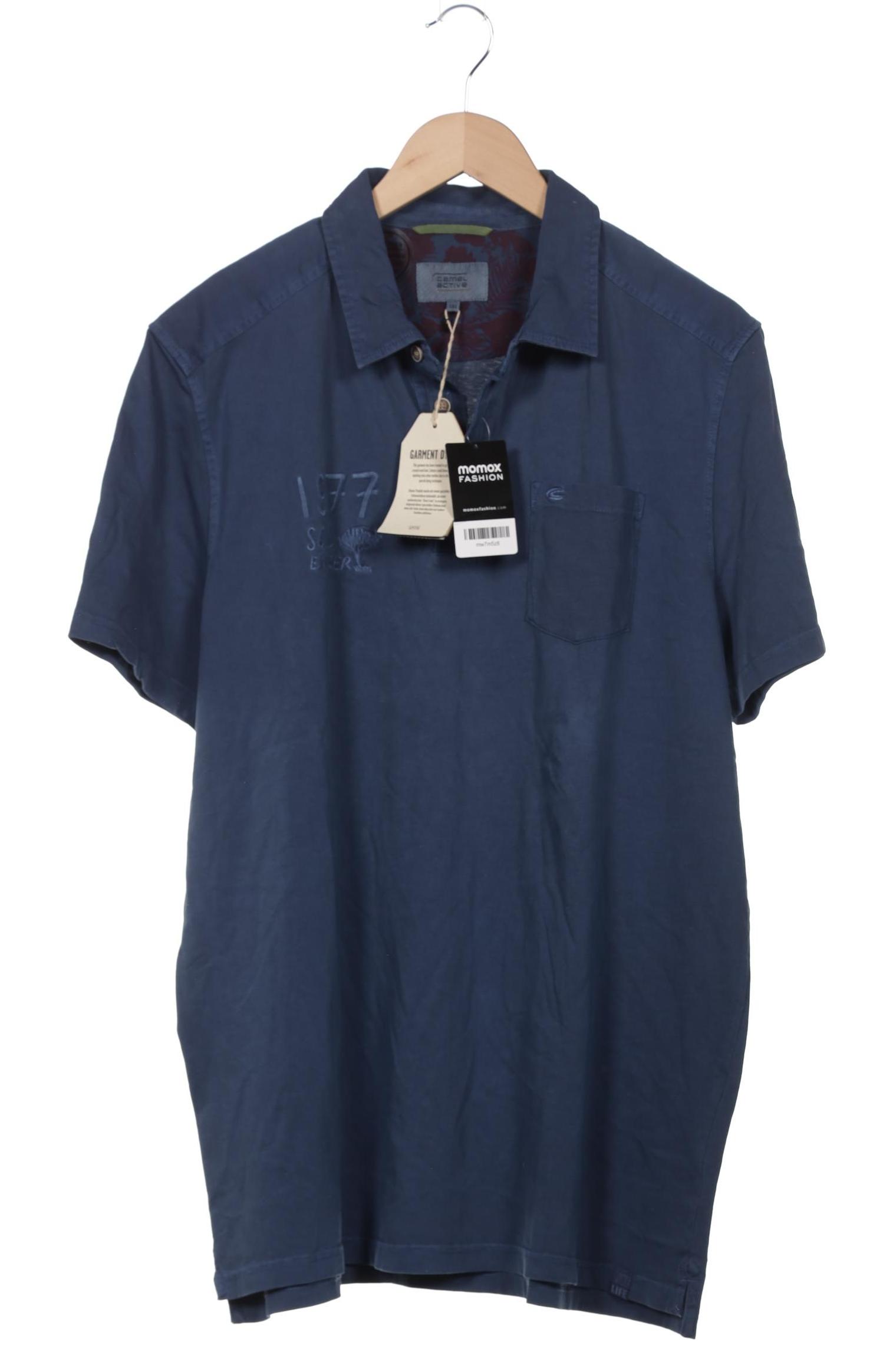 

camel active Herren Poloshirt, blau, Gr. 58