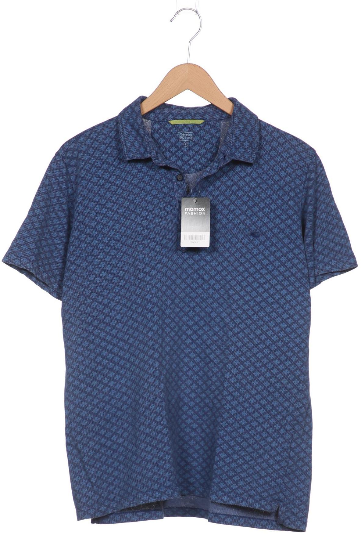 

camel active Herren Poloshirt, blau, Gr. 52