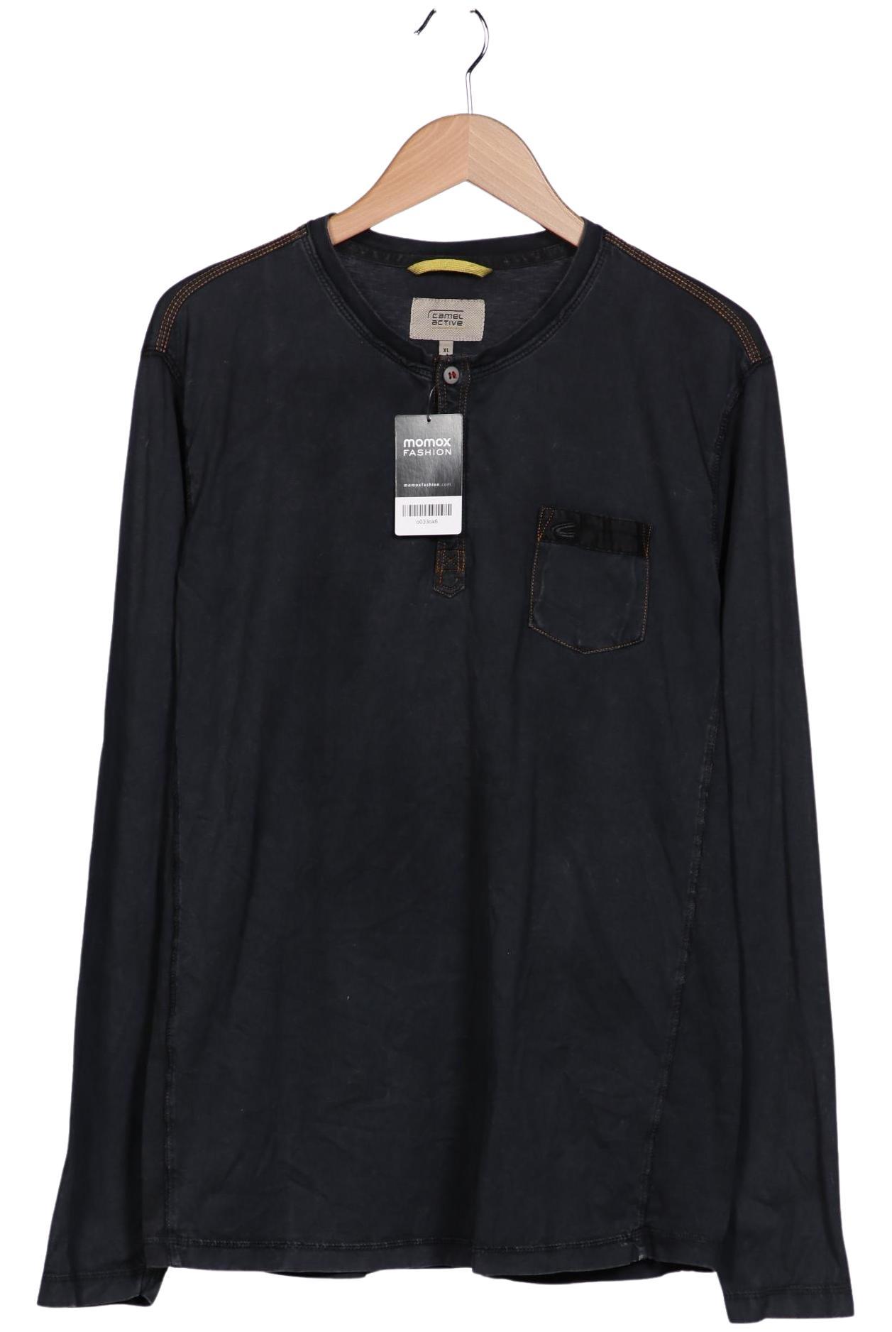 

camel active Herren Langarmshirt, grau, Gr. 54