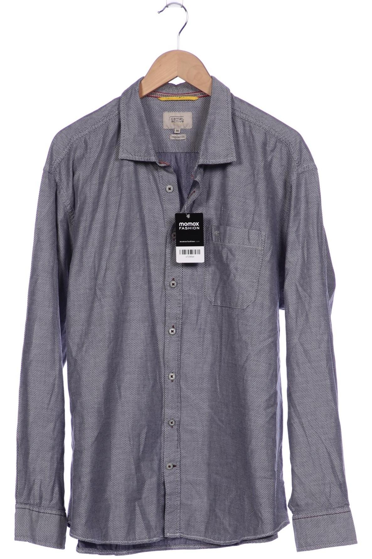 

camel active Herren Hemd, grau, Gr. 58