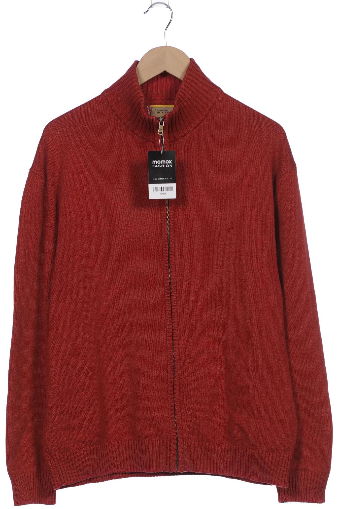 

camel active Herren Strickjacke, rot, Gr. 54