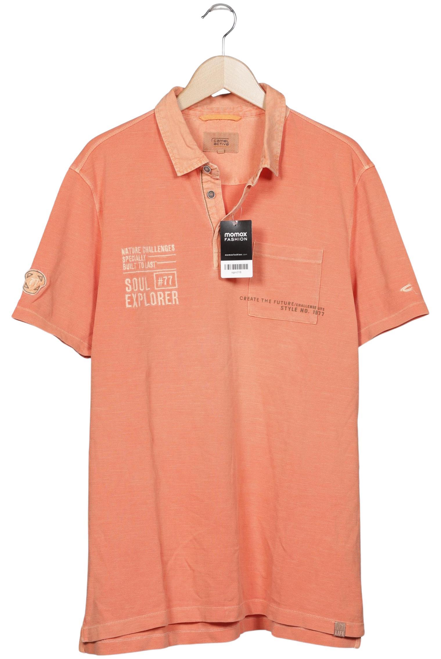 

camel active Herren Poloshirt, orange, Gr. 56