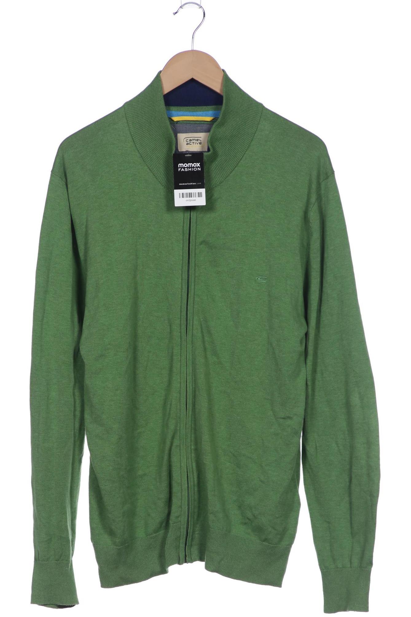

camel active Herren Strickjacke, grün, Gr. 54