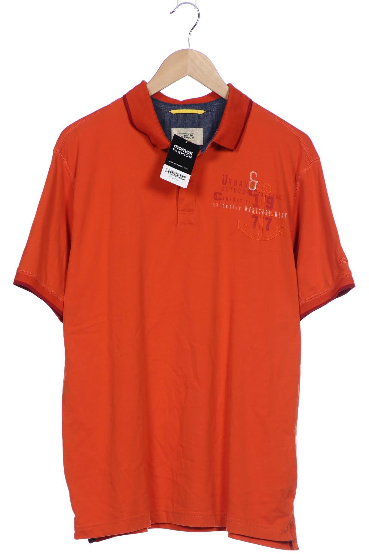 

camel active Herren Poloshirt, orange, Gr. 54
