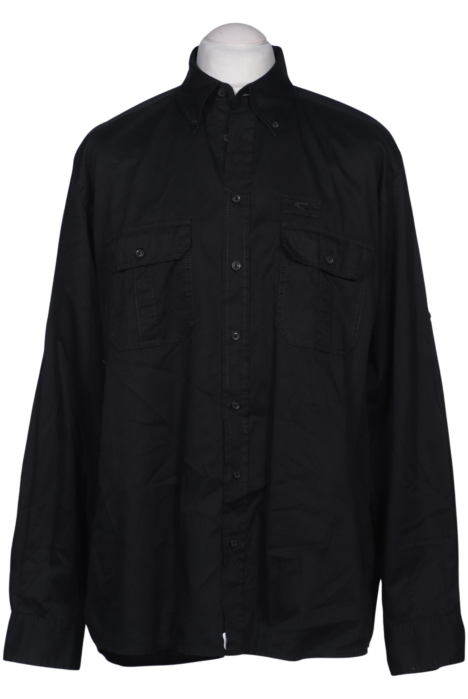 

camel active Herren Hemd, schwarz, Gr. 54