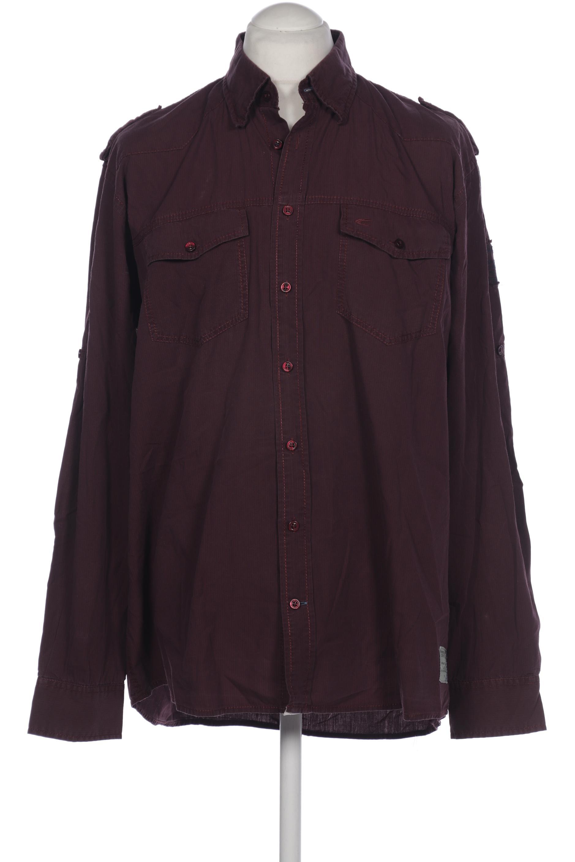 

camel active Herren Hemd, bordeaux, Gr. 54