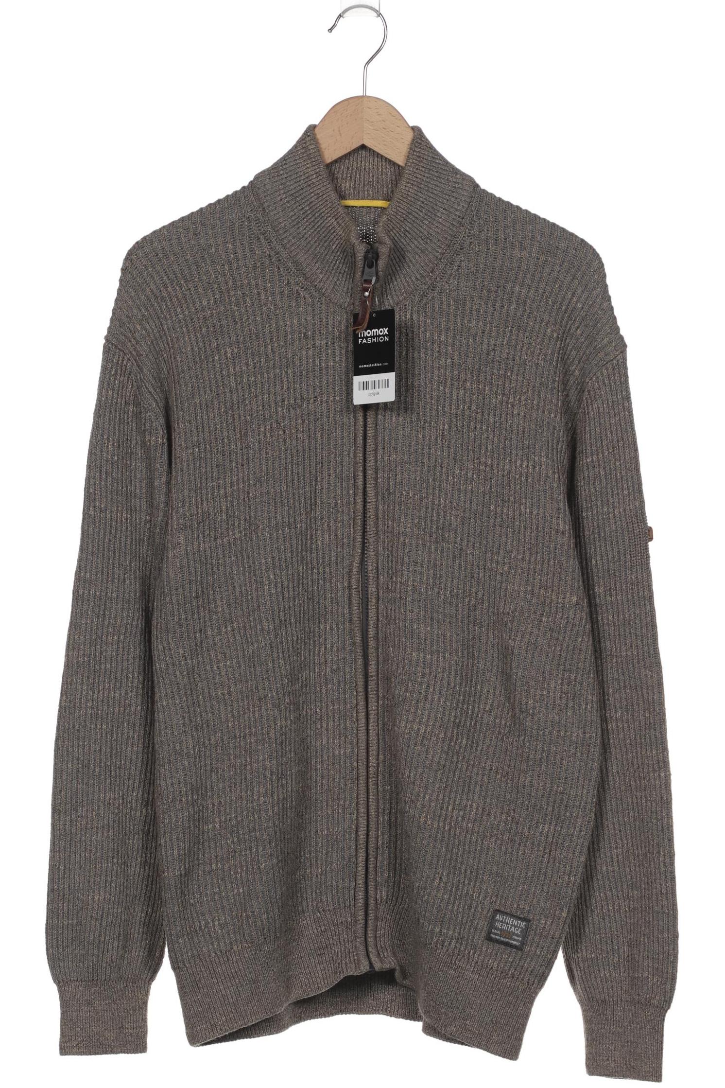 

camel active Herren Strickjacke, grau, Gr. 54