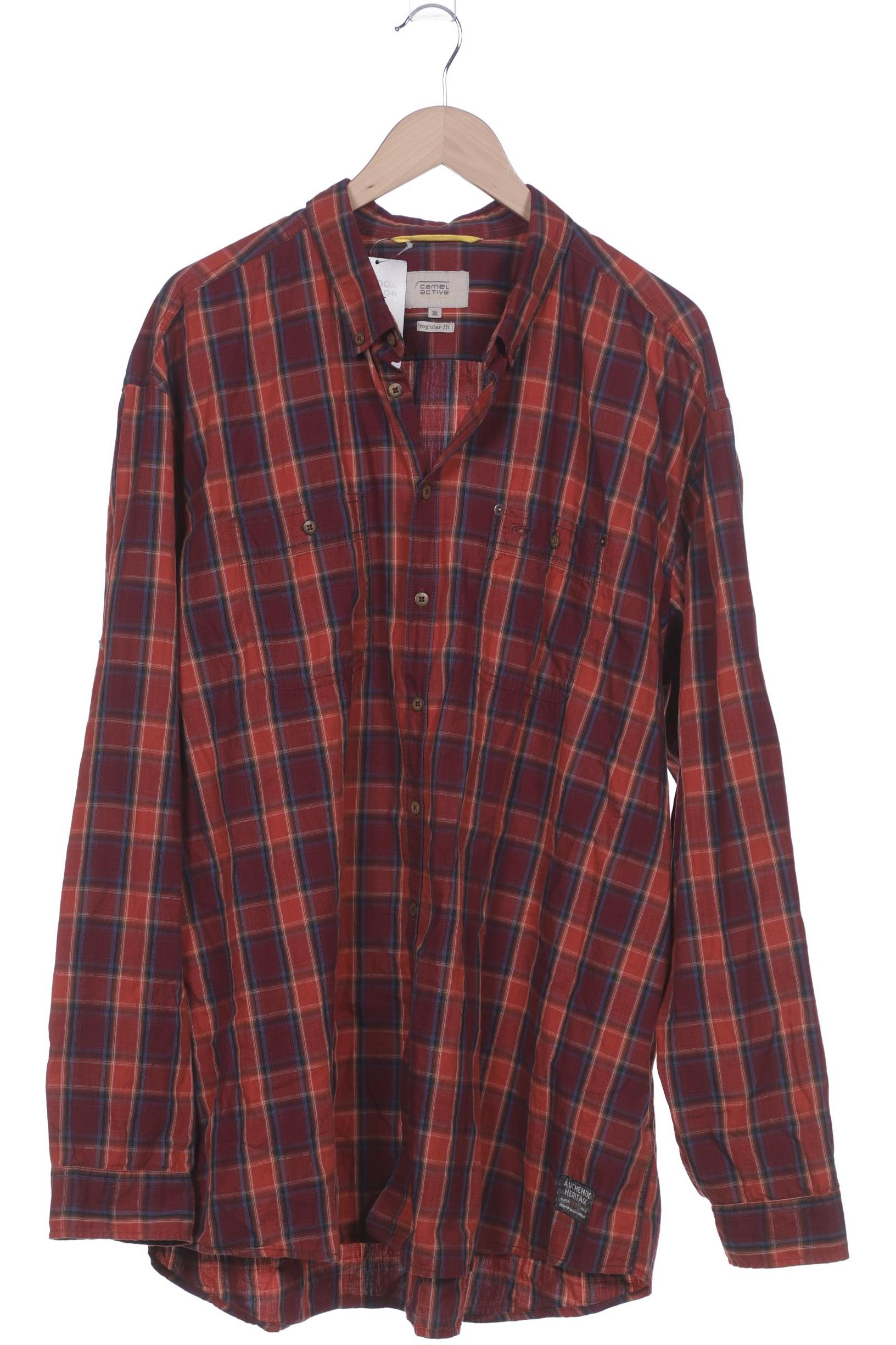 

camel active Herren Hemd, bordeaux, Gr. 58