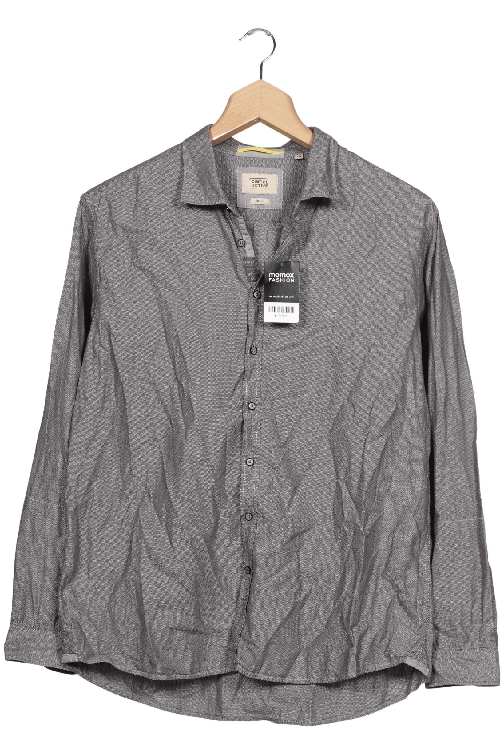 

camel active Herren Hemd, grau, Gr. 56