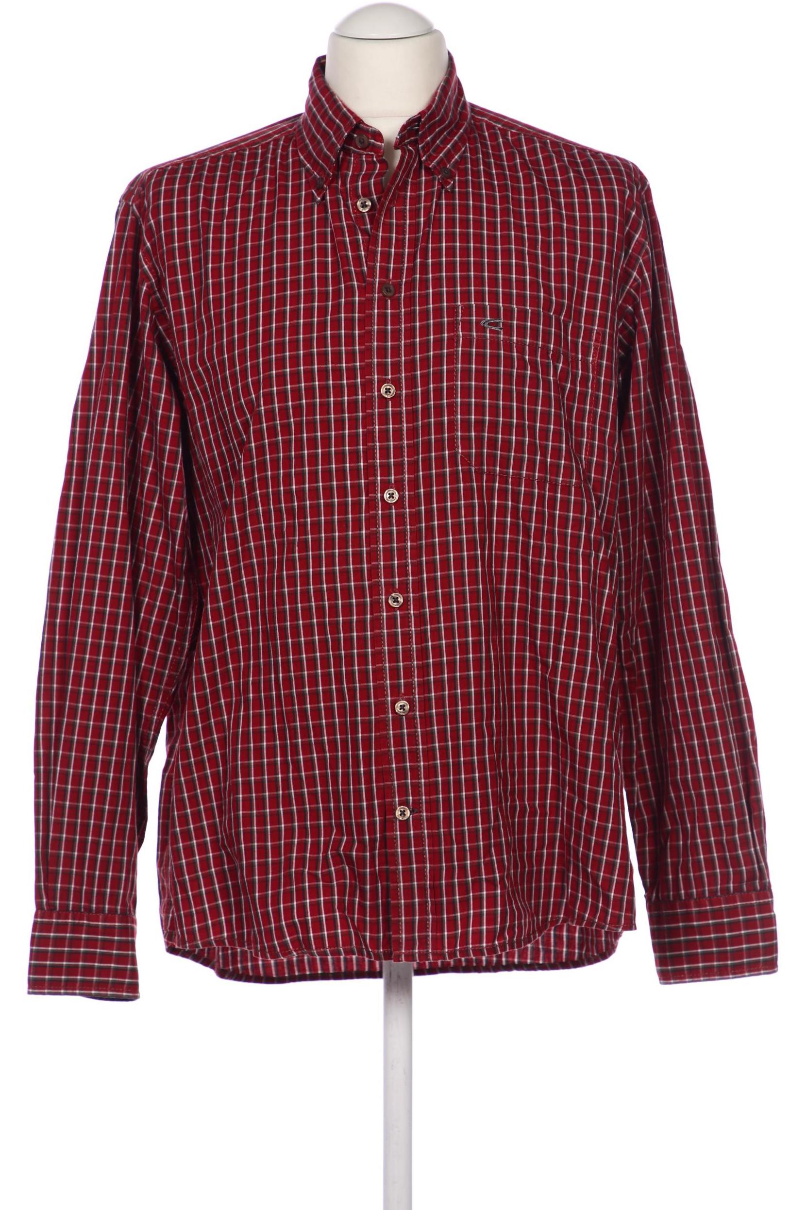 

camel active Herren Hemd, bordeaux, Gr. 48