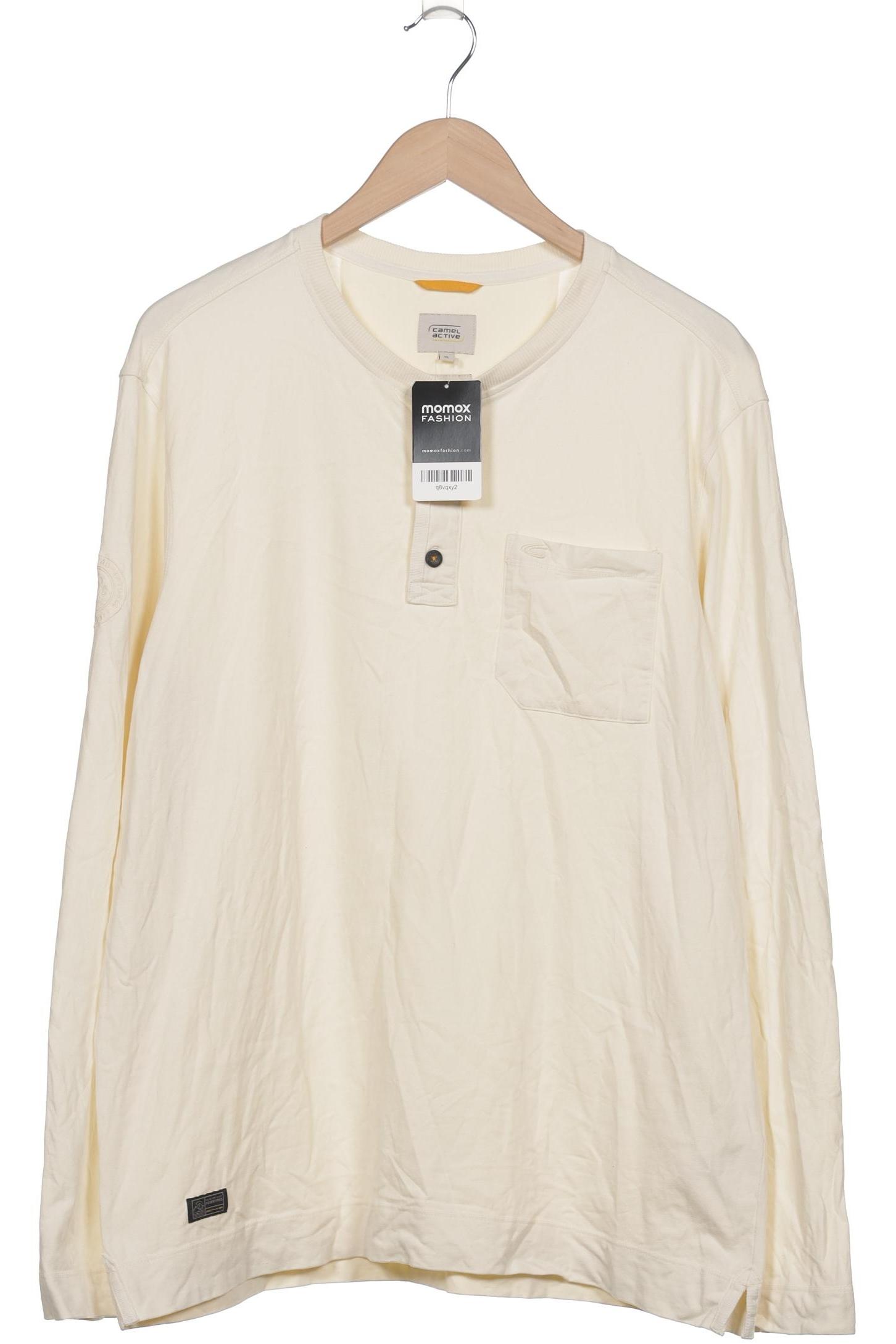 

camel active Herren Langarmshirt, cremeweiß, Gr. 54