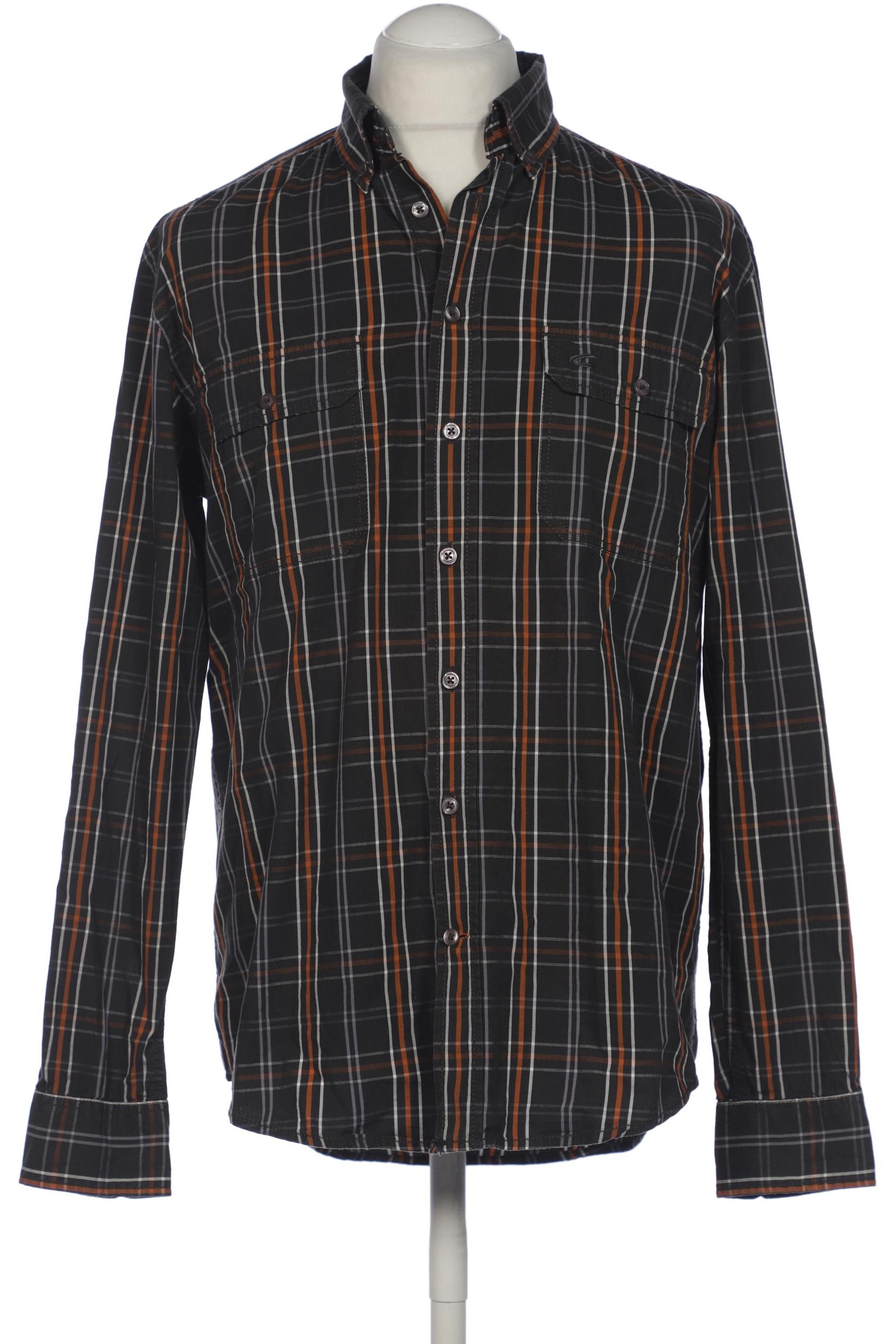 

camel active Herren Hemd, schwarz, Gr. 48