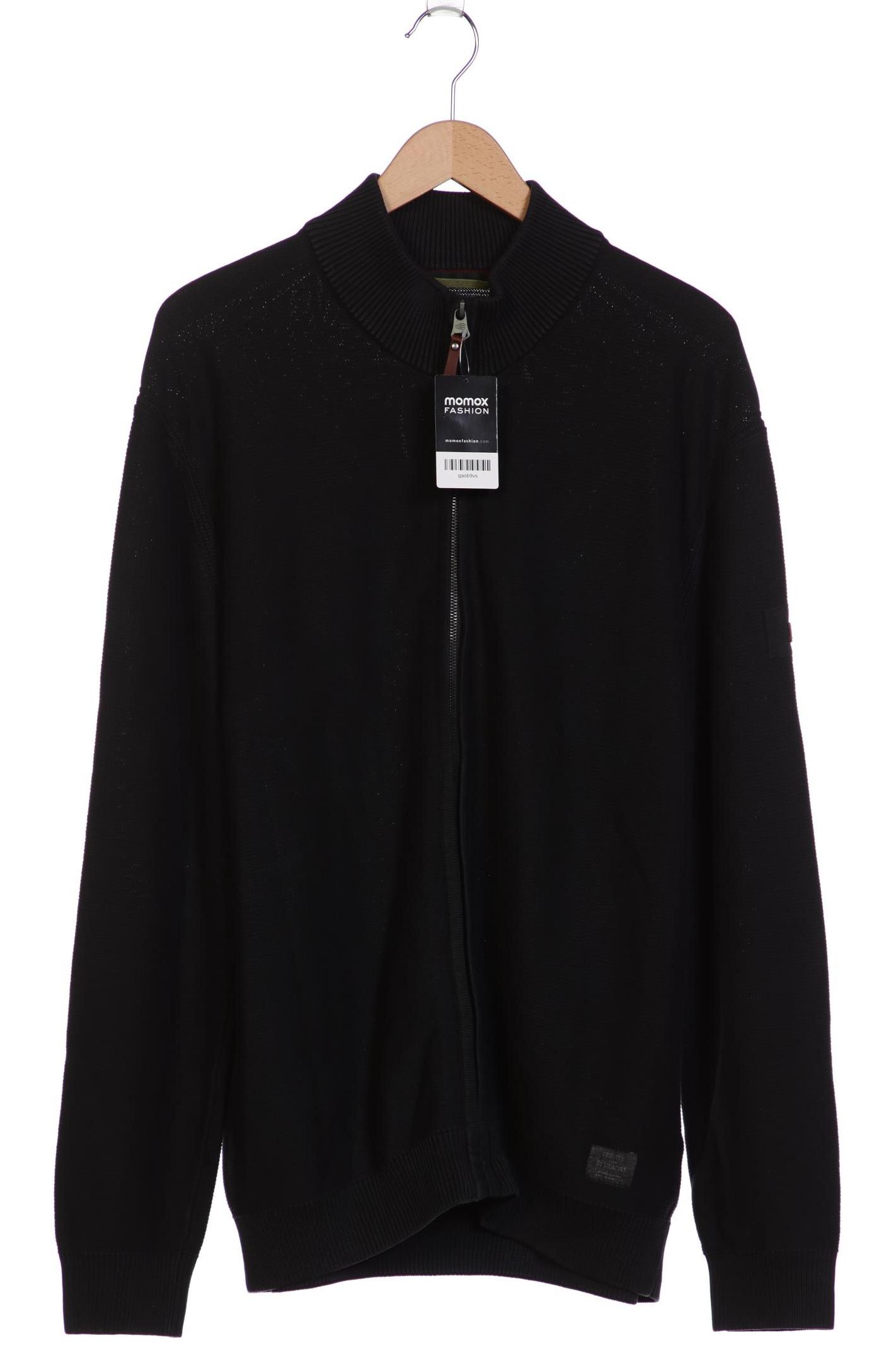 

camel active Herren Strickjacke, schwarz, Gr. 56