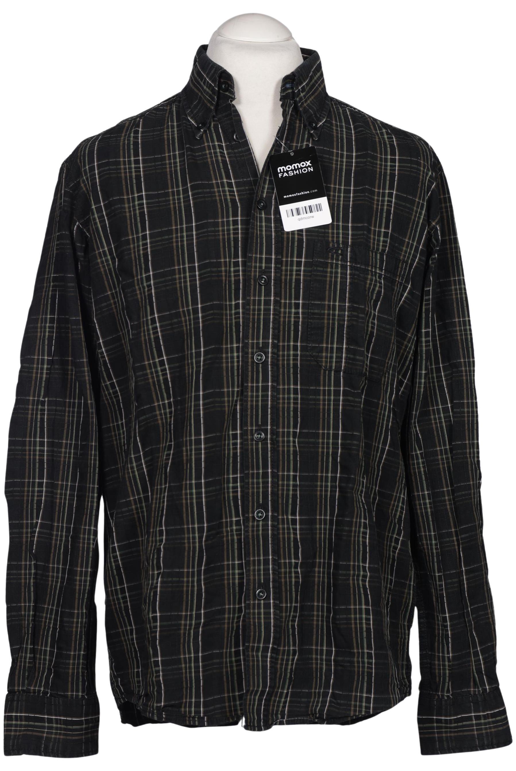 

camel active Herren Hemd, schwarz, Gr. 48