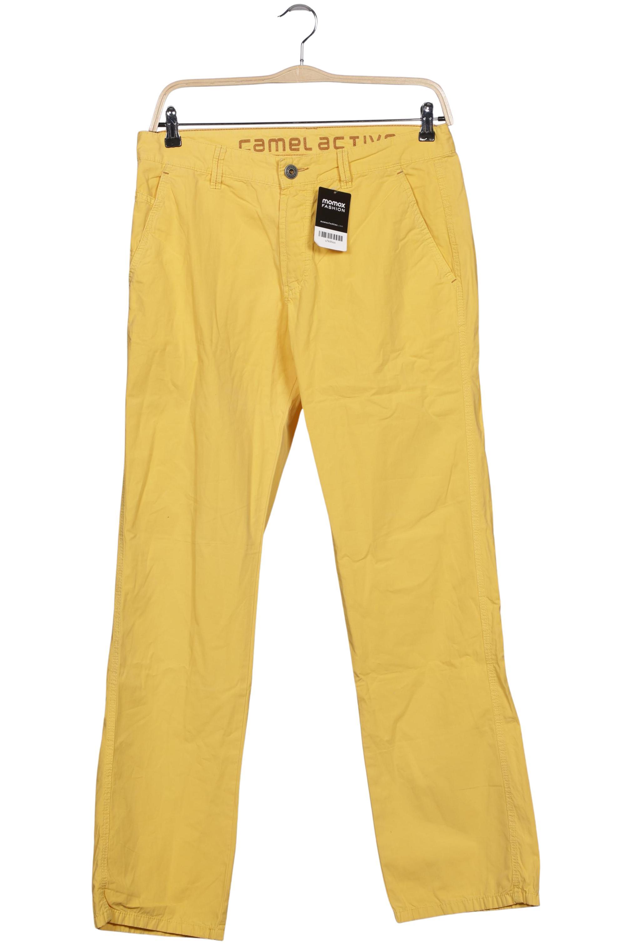 

camel active Herren Stoffhose, gelb, Gr. 36