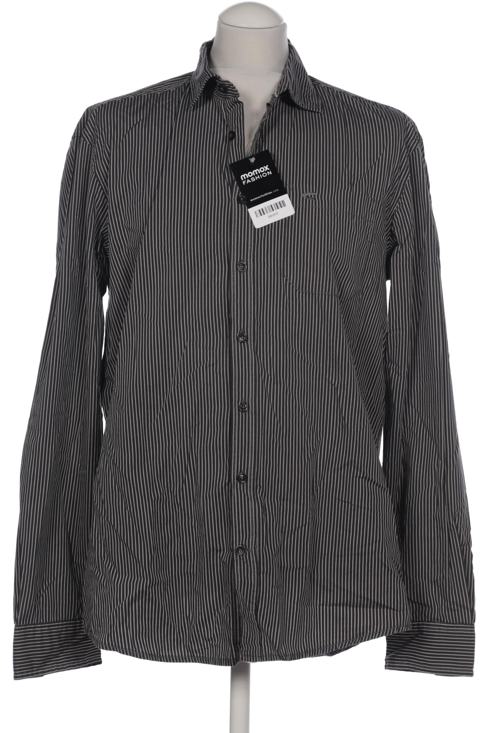

camel active Herren Hemd, schwarz, Gr. 48