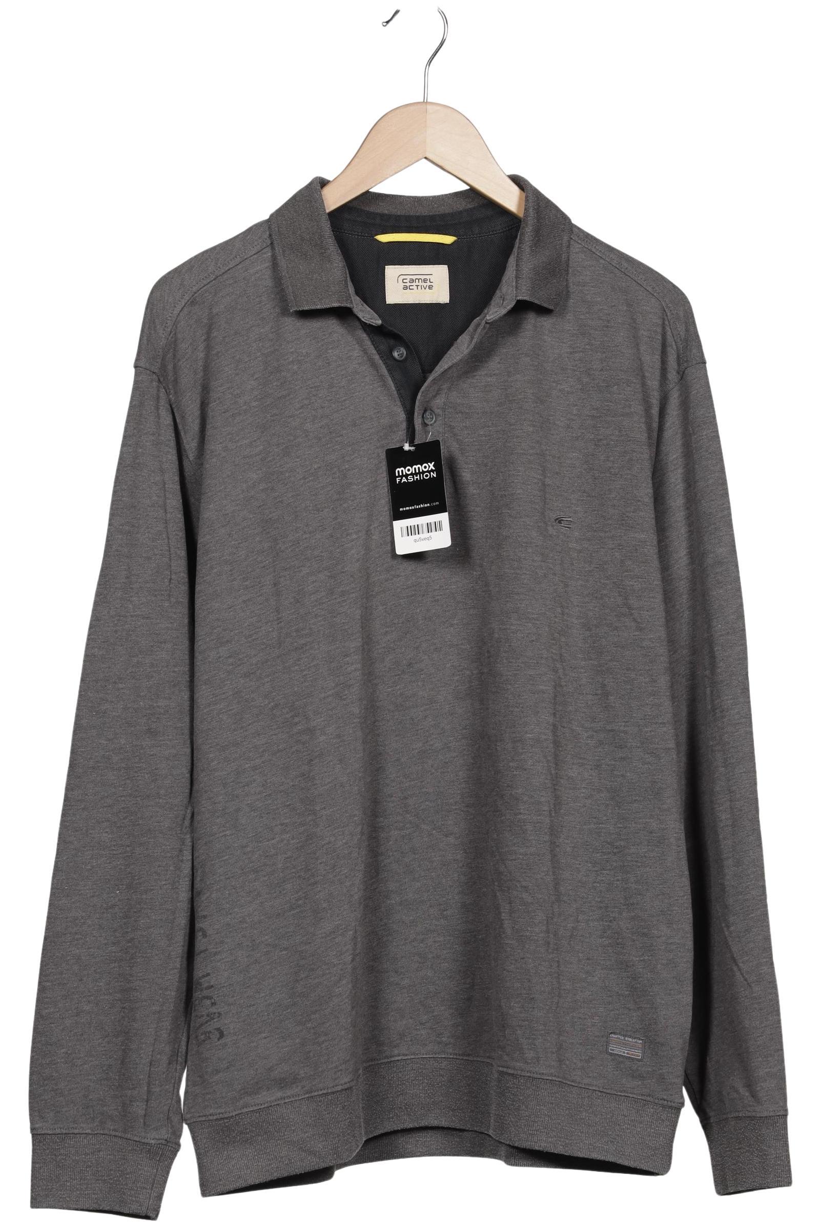 

camel active Herren Poloshirt, grau, Gr. 56