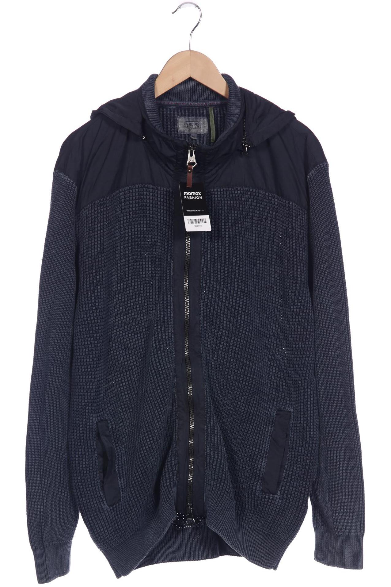 

camel active Herren Strickjacke, marineblau, Gr. 56