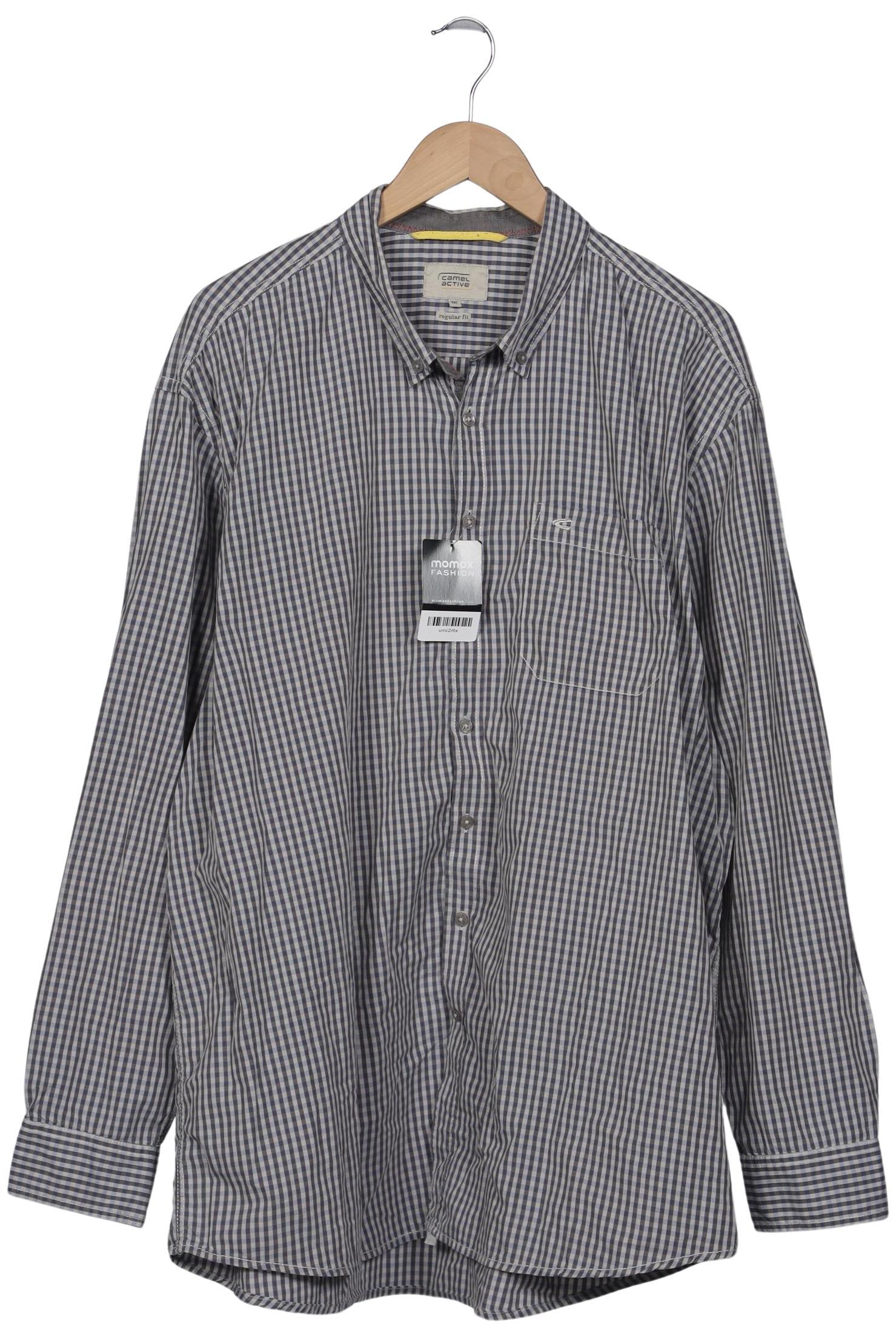 

camel active Herren Hemd, grau, Gr. 58