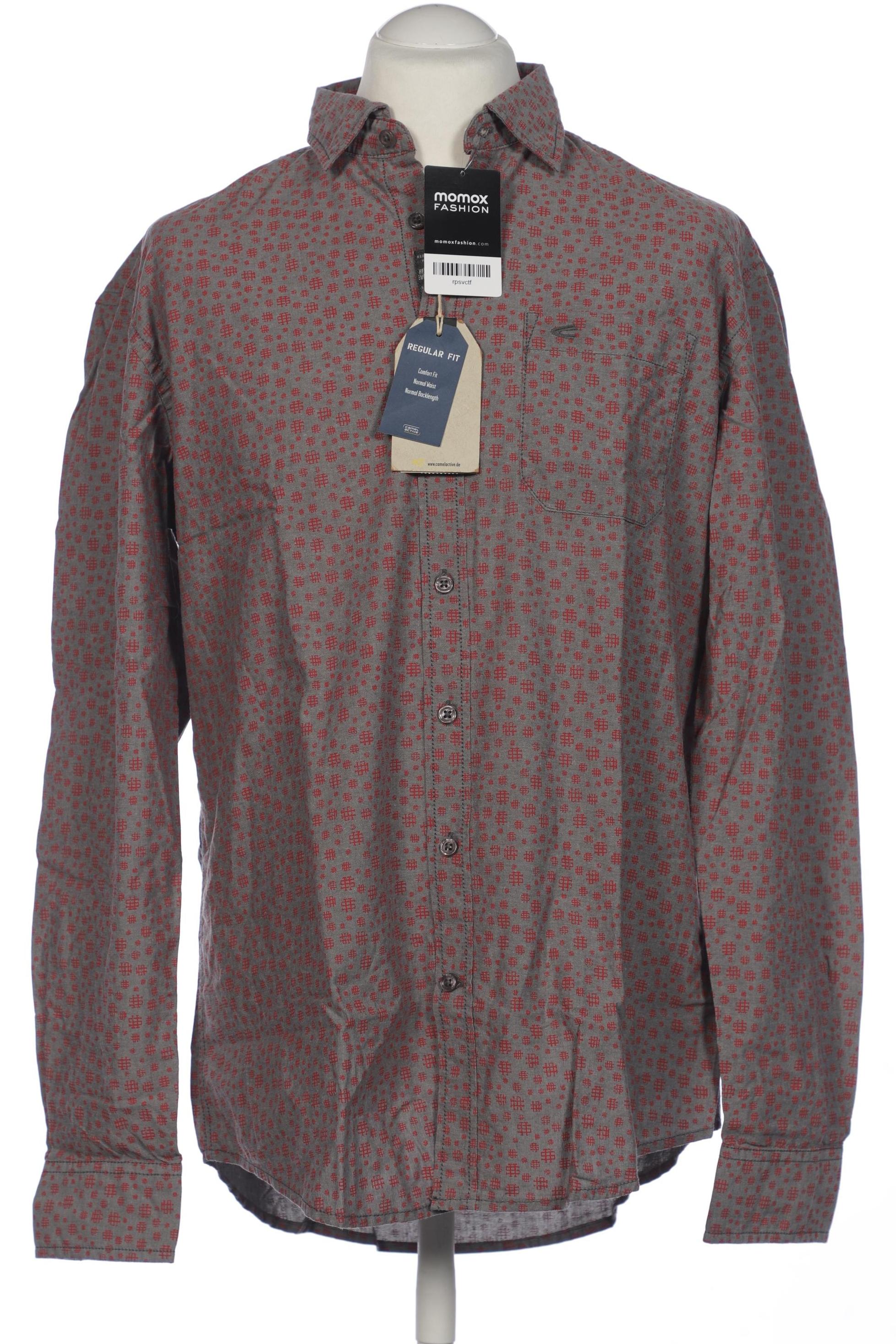 

camel active Herren Hemd, grau, Gr. 52