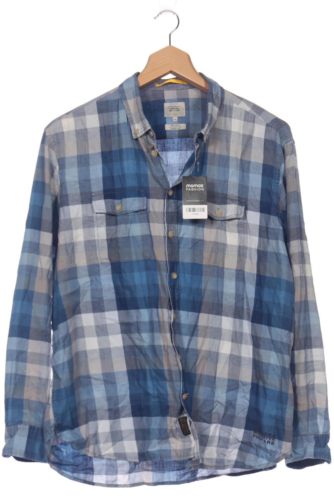 

camel active Herren Hemd, blau, Gr. 56