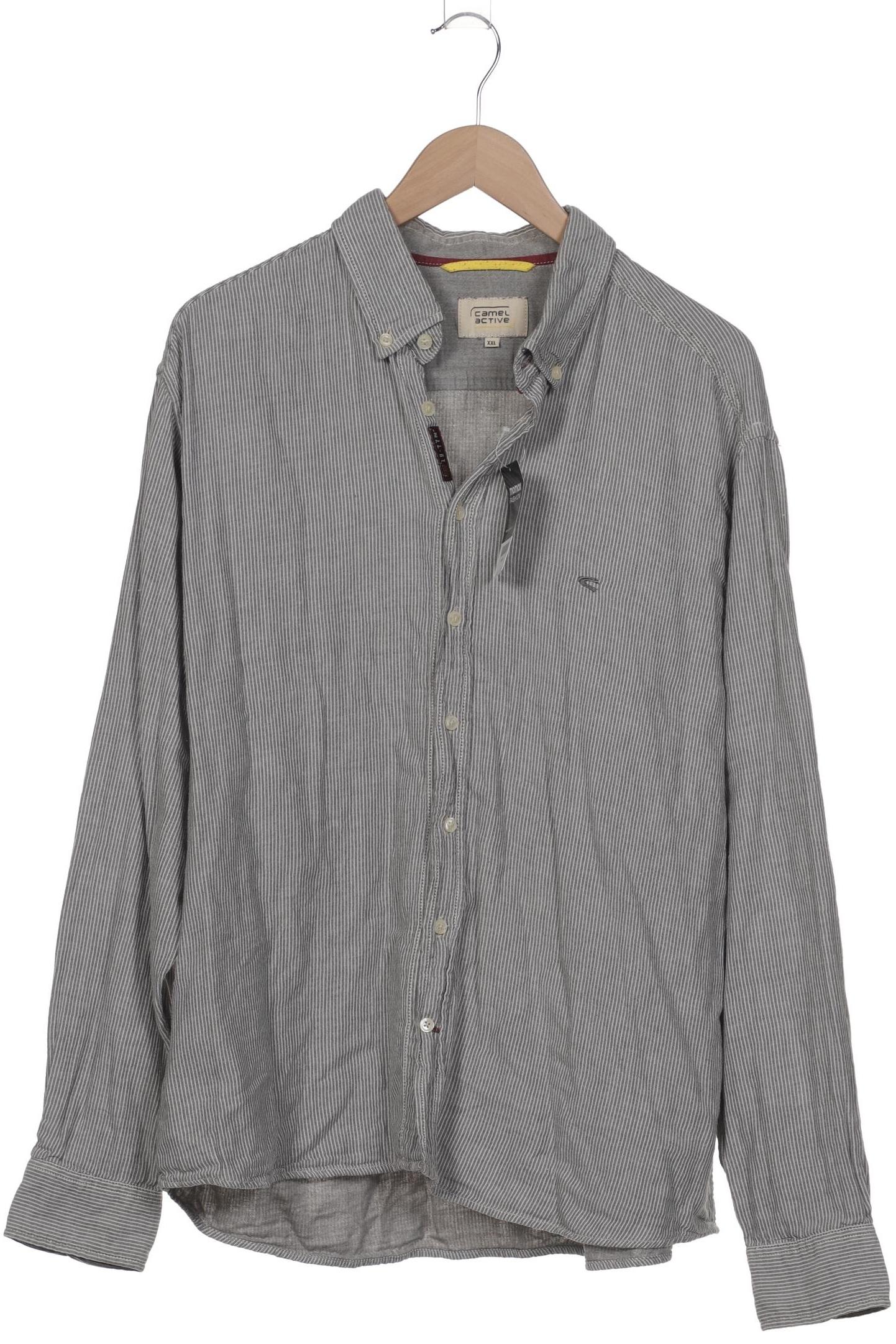 

camel active Herren Hemd, grau, Gr. 56