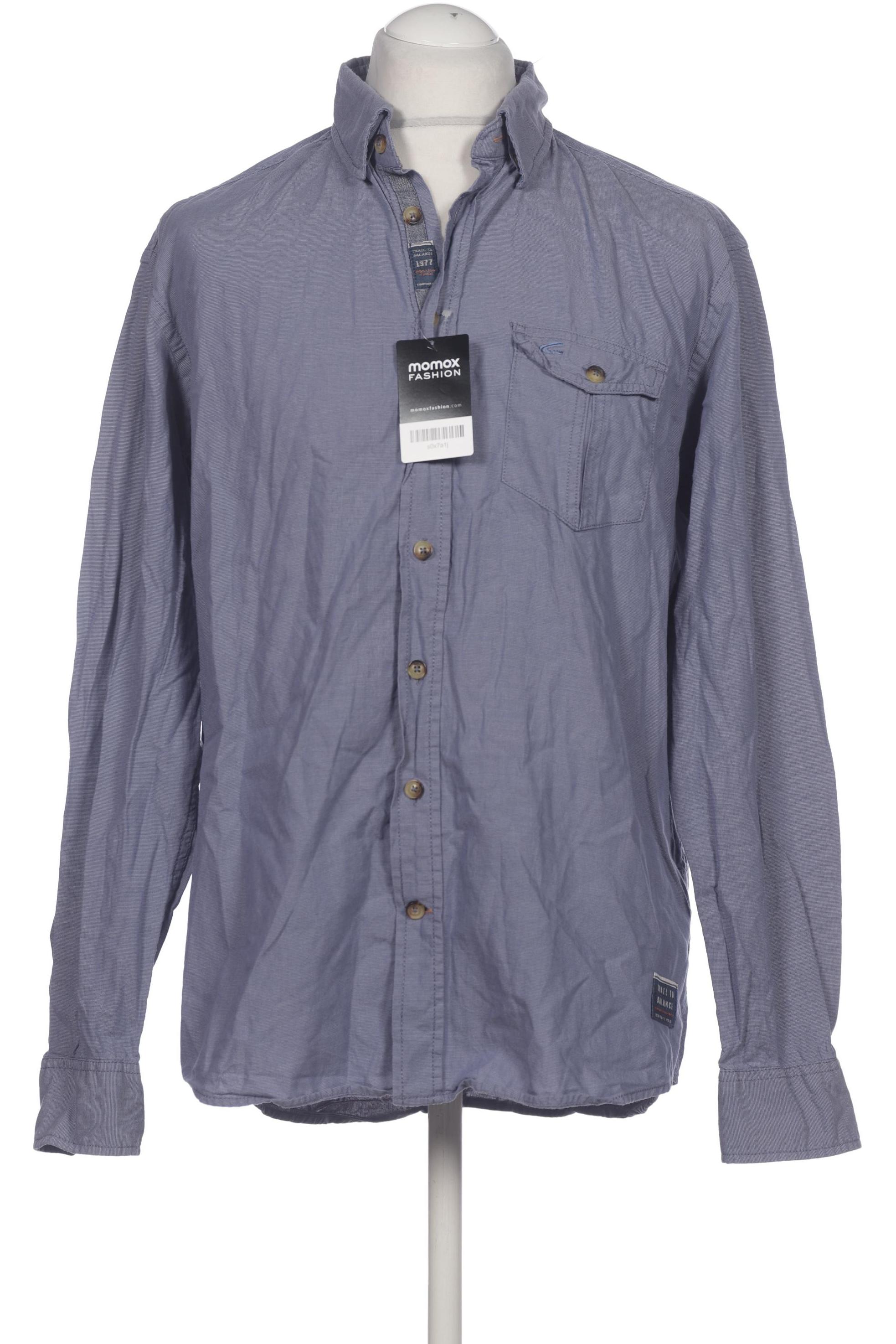 

camel active Herren Hemd, blau, Gr. 52