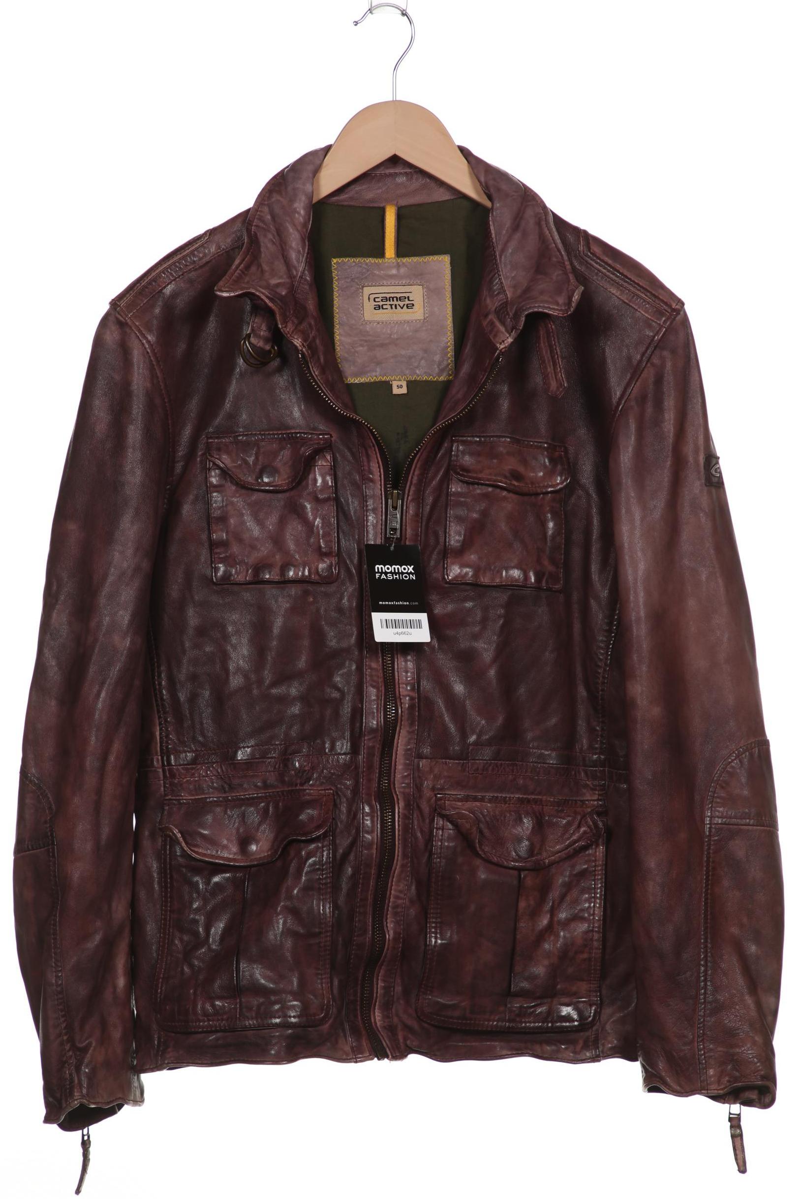 

camel active Herren Jacke, bordeaux, Gr. 50
