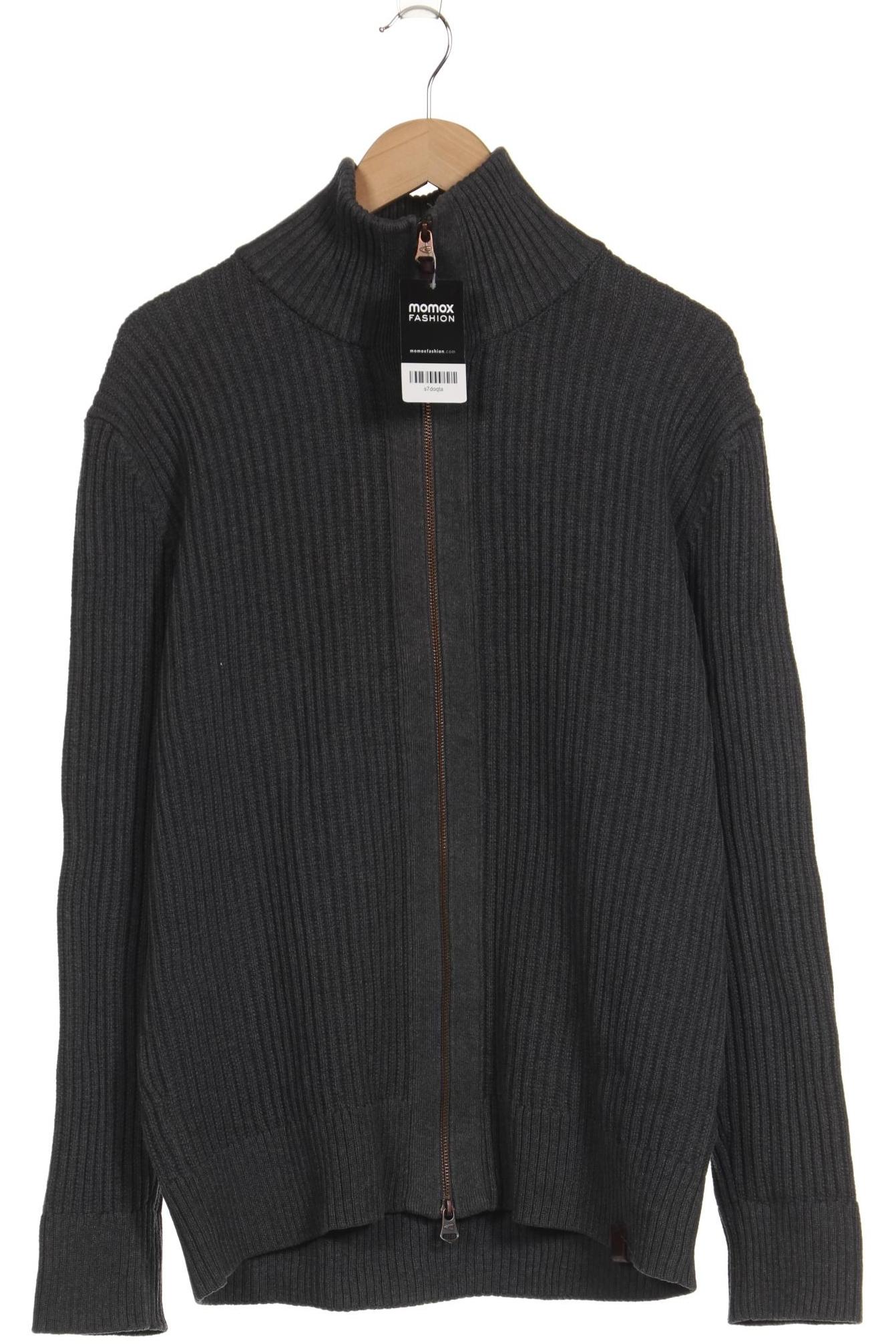 

camel active Herren Strickjacke, grau, Gr. 56