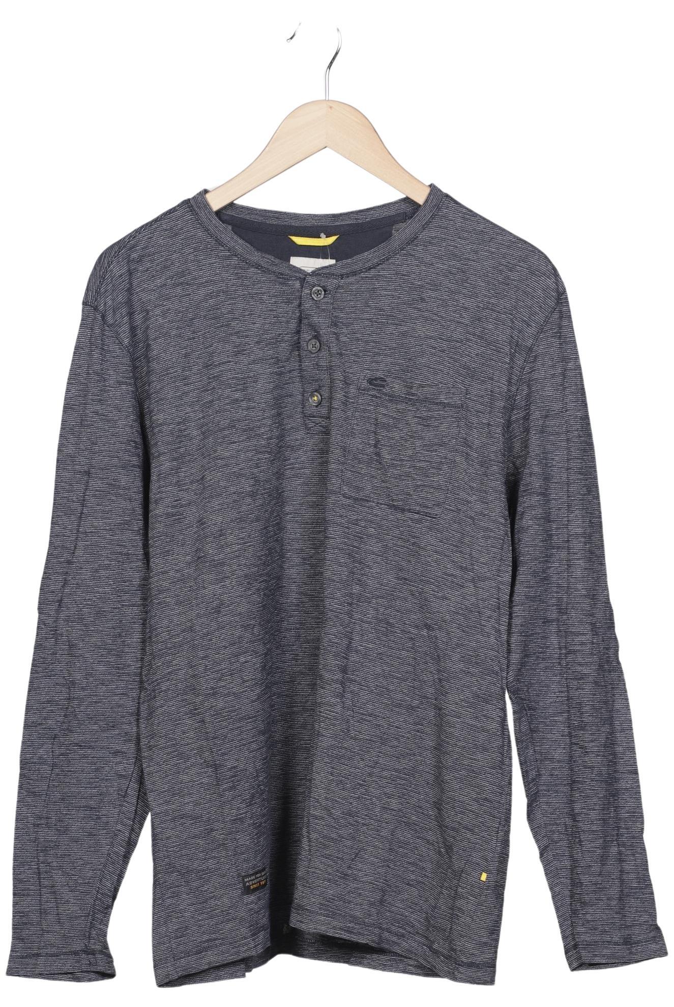 

camel active Herren Langarmshirt, grau, Gr. 54