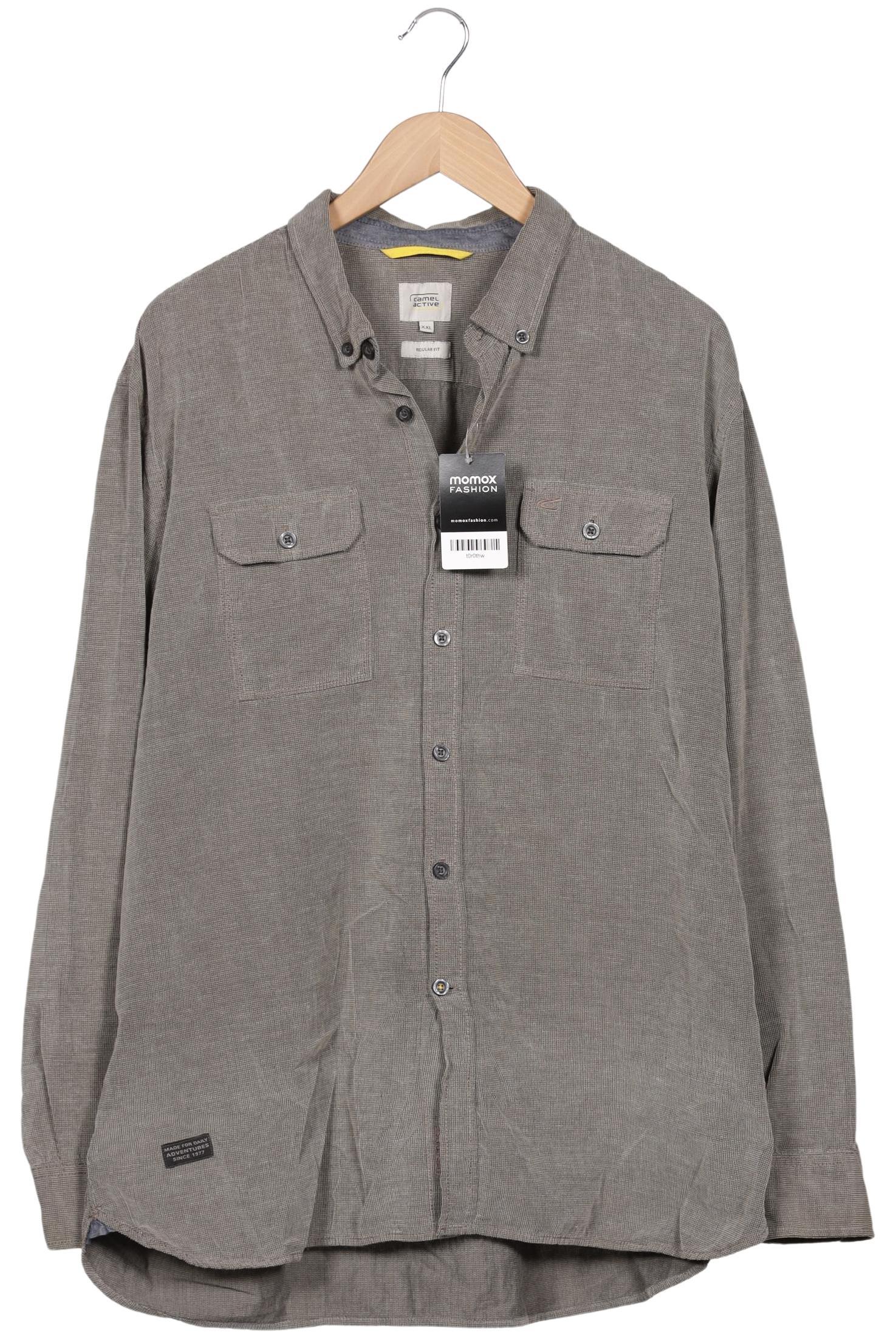 

camel active Herren Hemd, grau, Gr. 56
