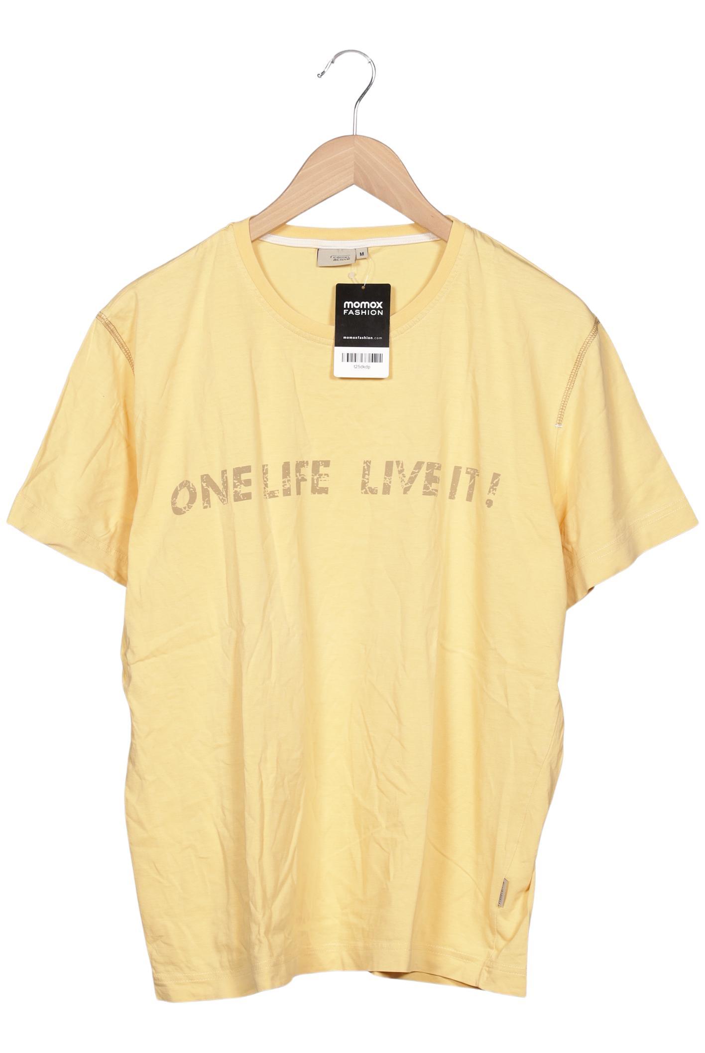 

camel active Herren T-Shirt, gelb, Gr. 48