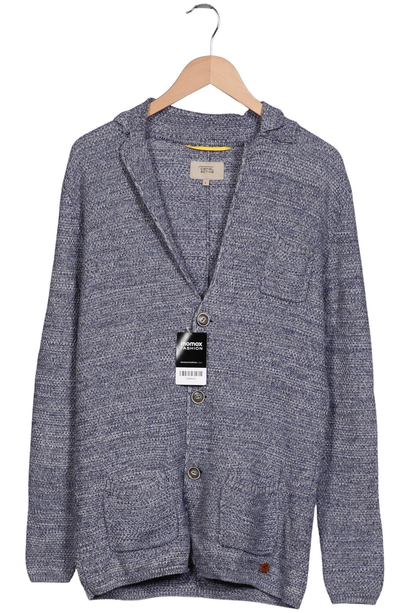 

camel active Herren Strickjacke, blau, Gr. 52
