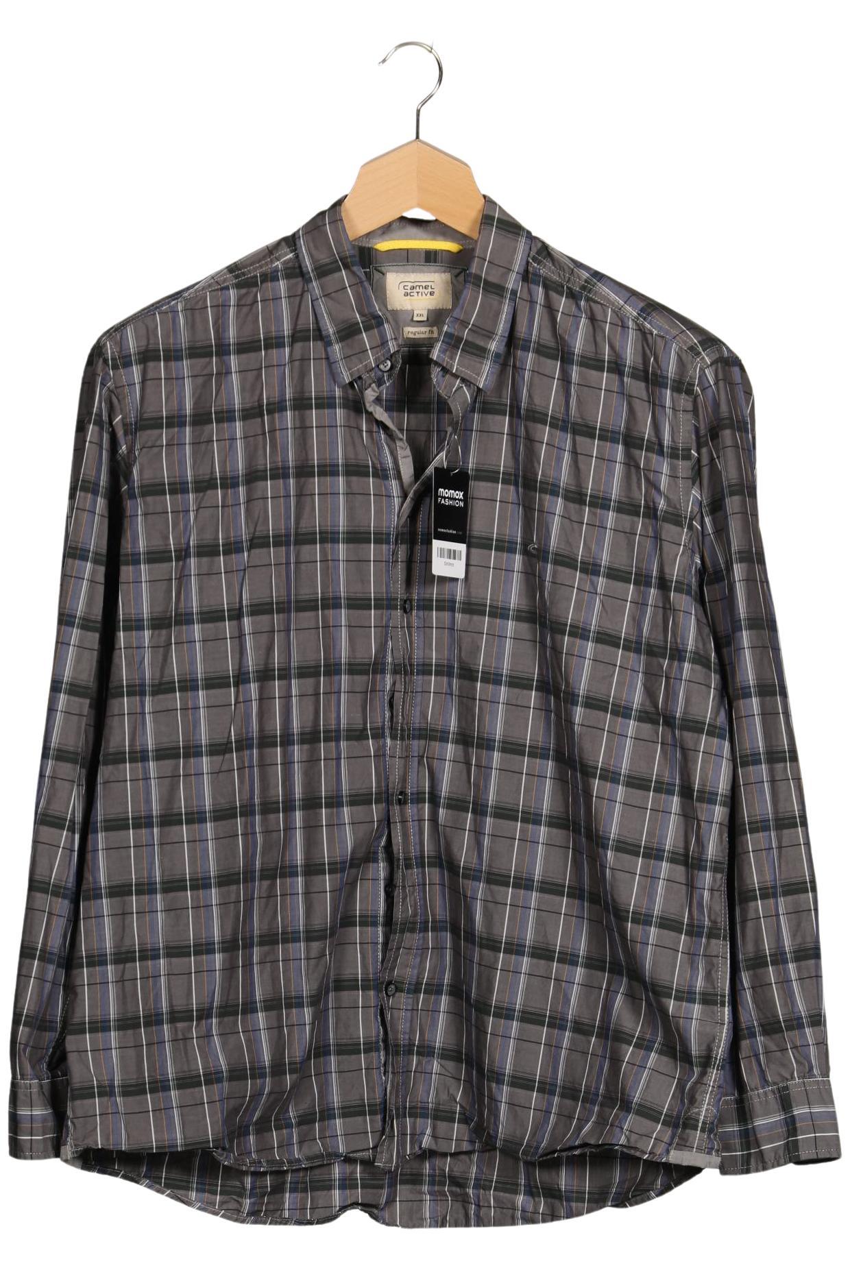 

camel active Herren Hemd, grau, Gr. 56