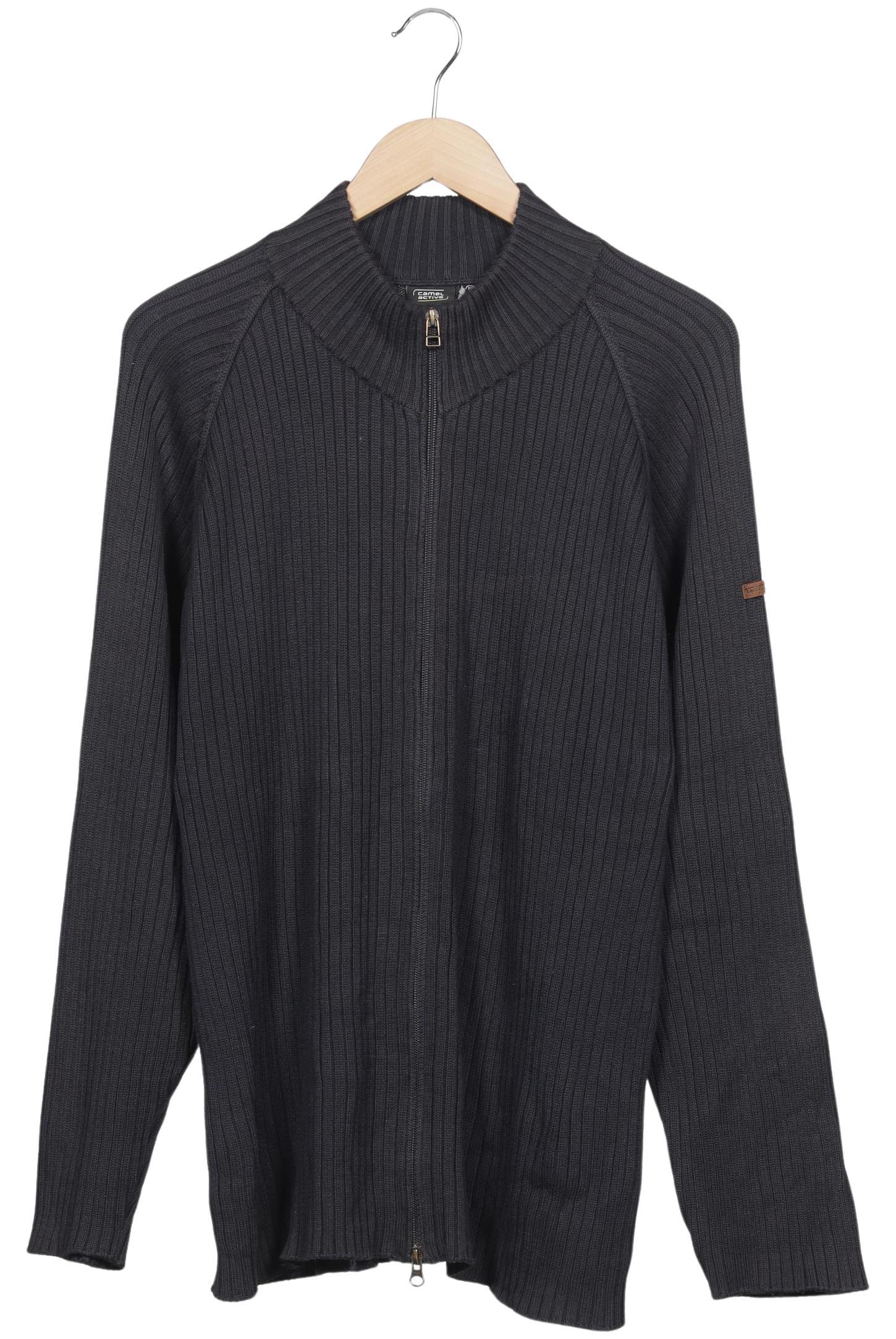 

camel active Herren Strickjacke, grau, Gr. 56