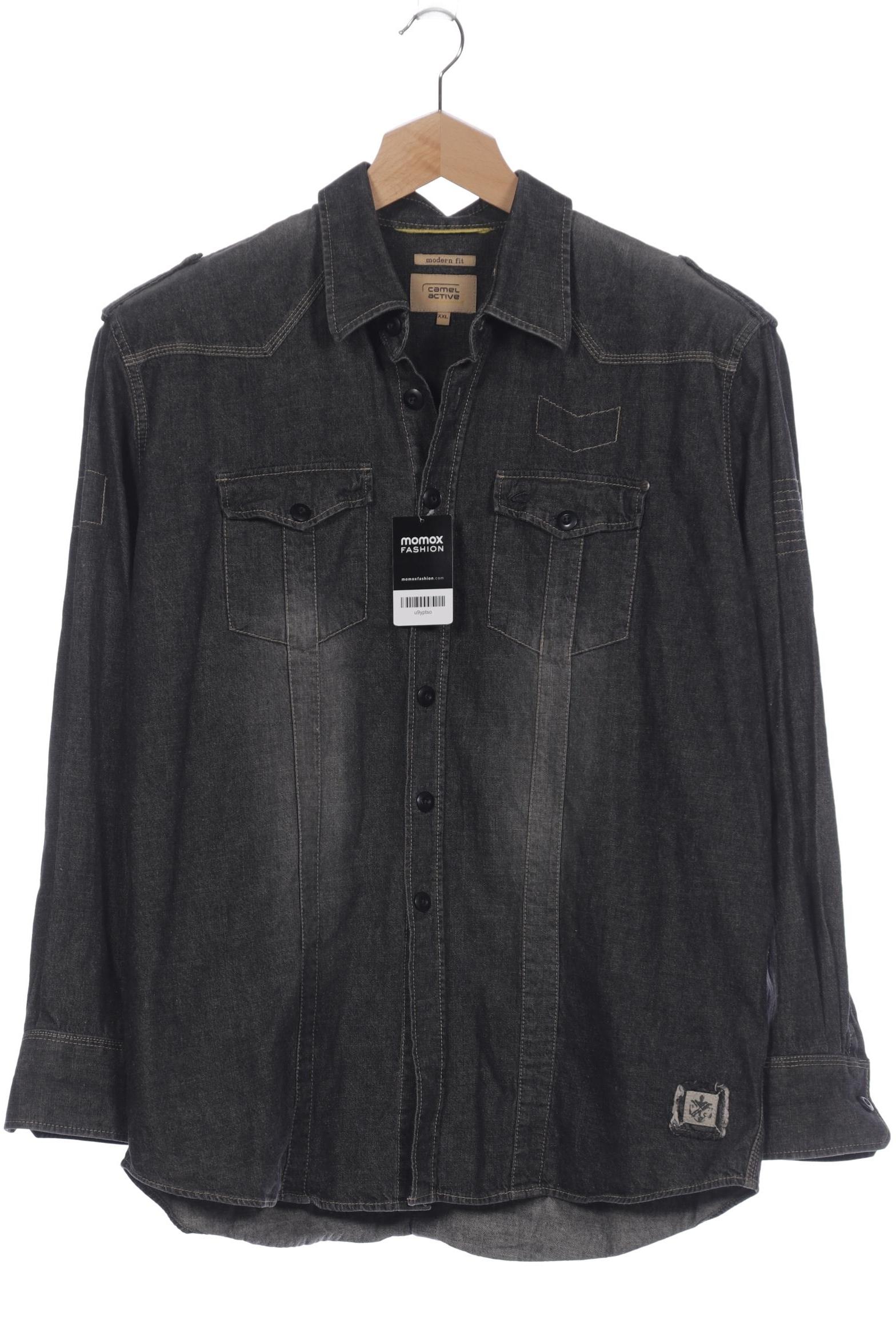 

camel active Herren Hemd, grau, Gr. 56