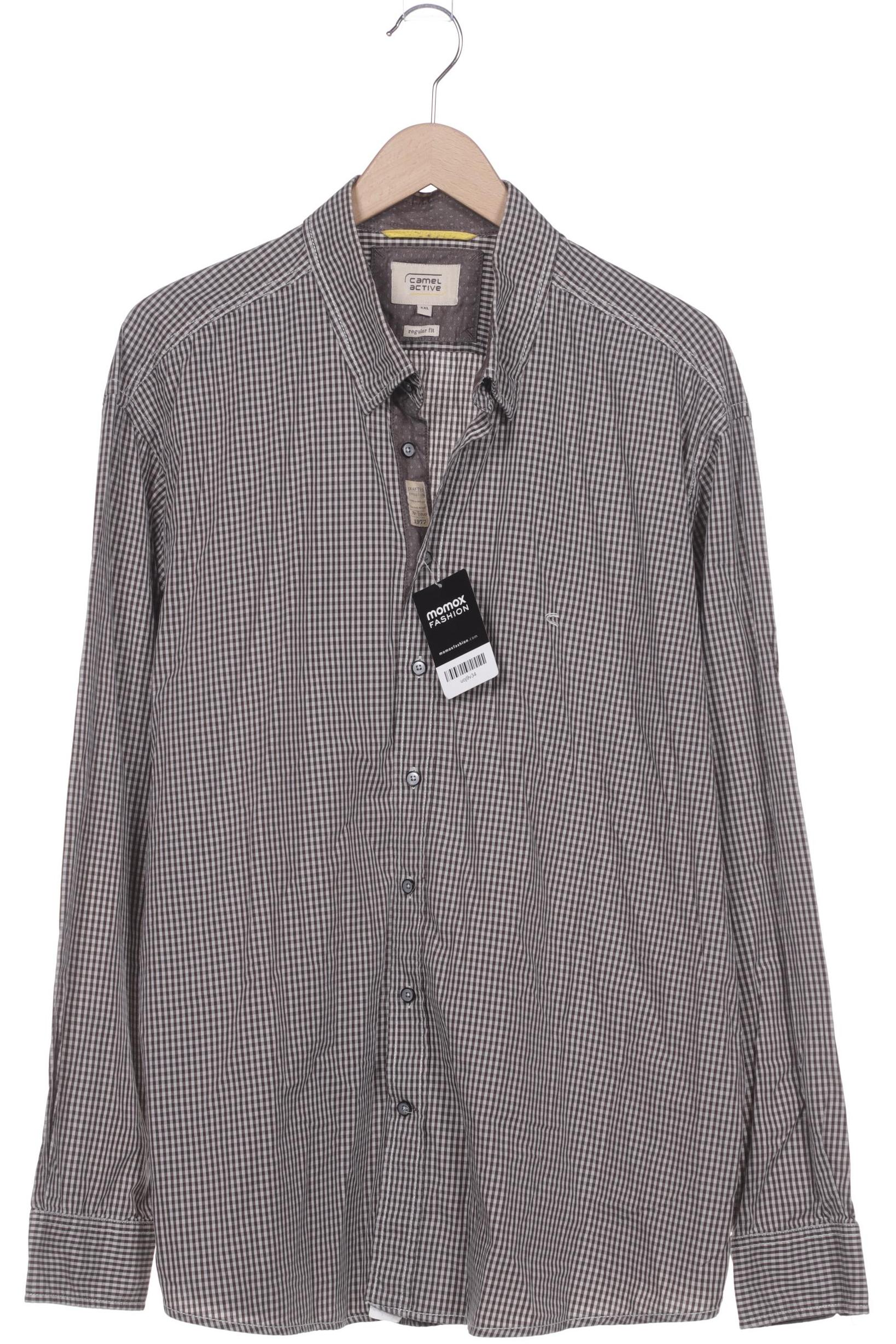 

camel active Herren Hemd, grau, Gr. 56