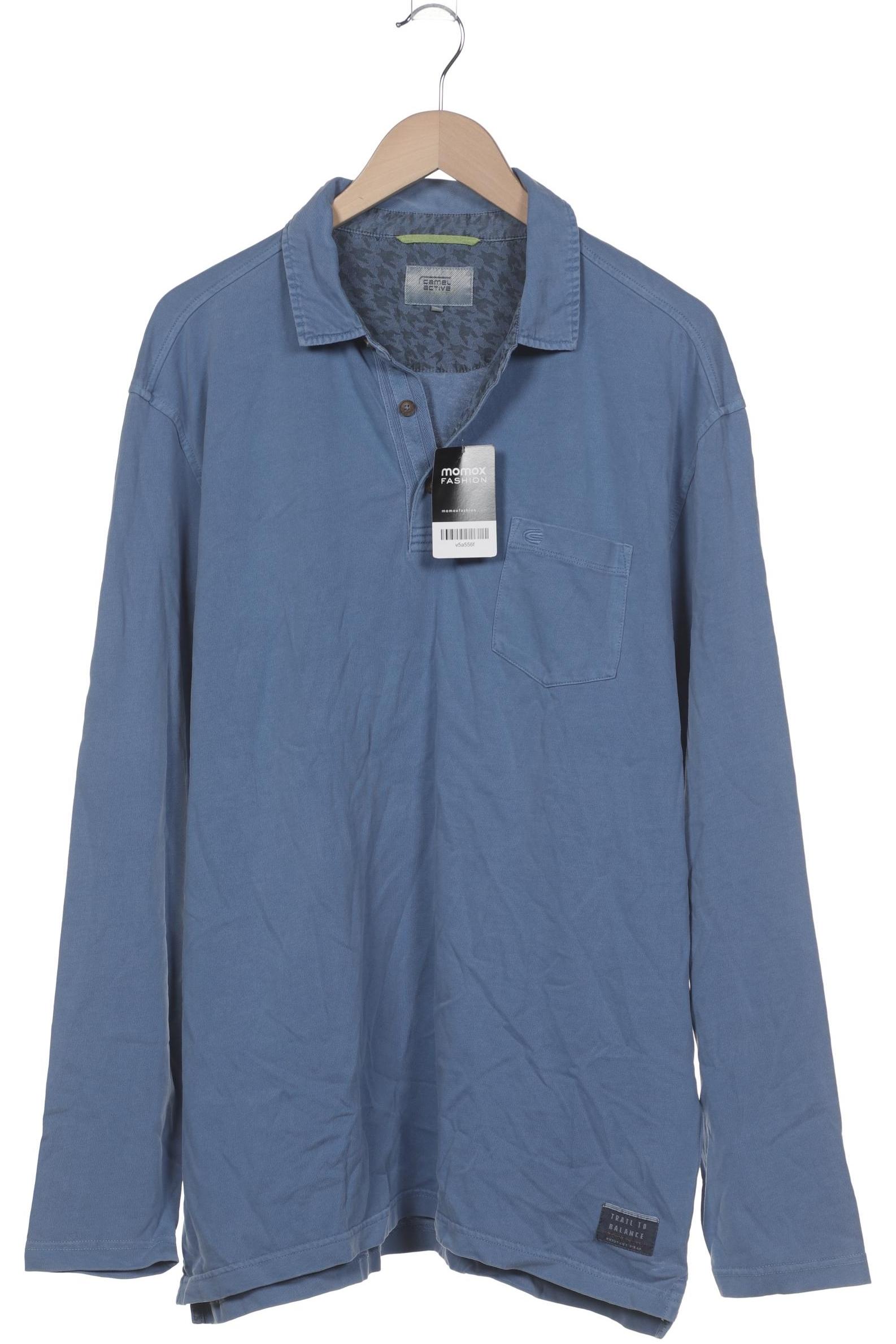

camel active Herren Poloshirt, blau, Gr. 58