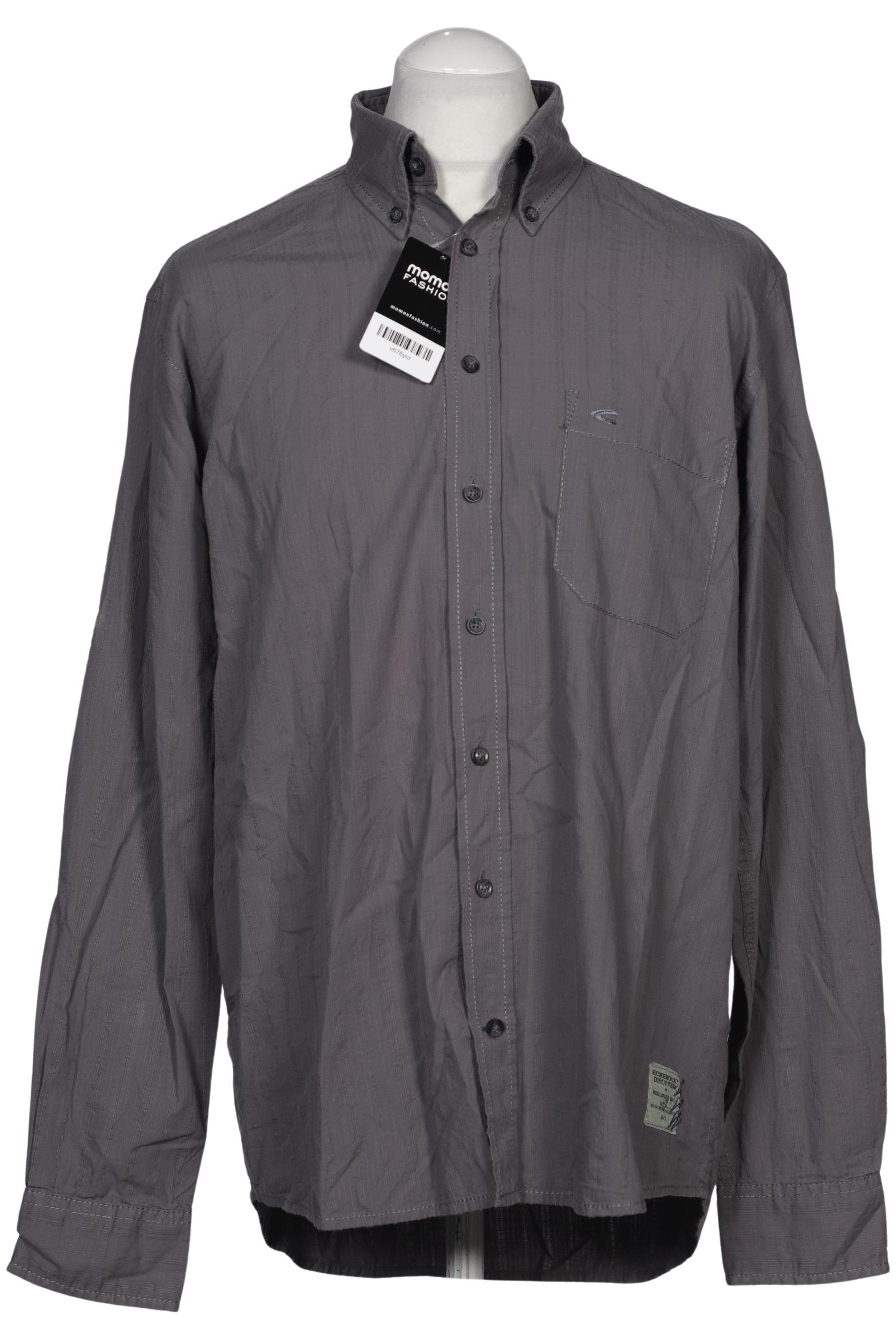 

camel active Herren Hemd, grau, Gr. 48