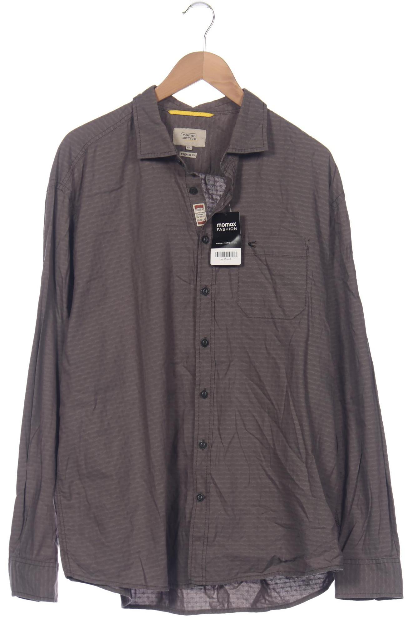 

camel active Herren Hemd, grau, Gr. 56