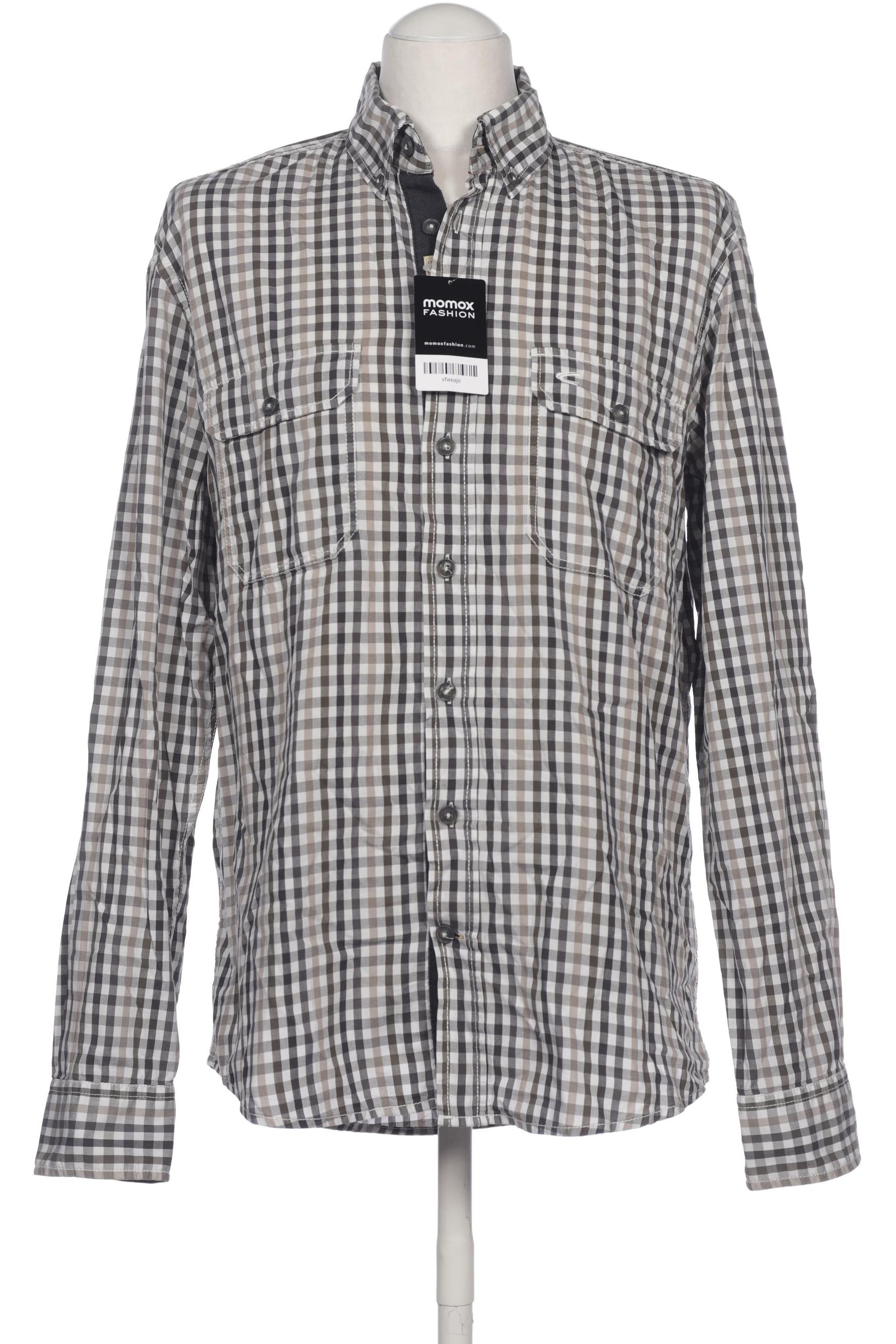 

camel active Herren Hemd, grau, Gr. 48