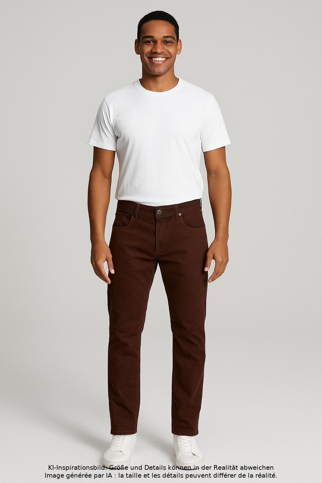 

camel active Herren Stoffhose, braun, Gr. 34