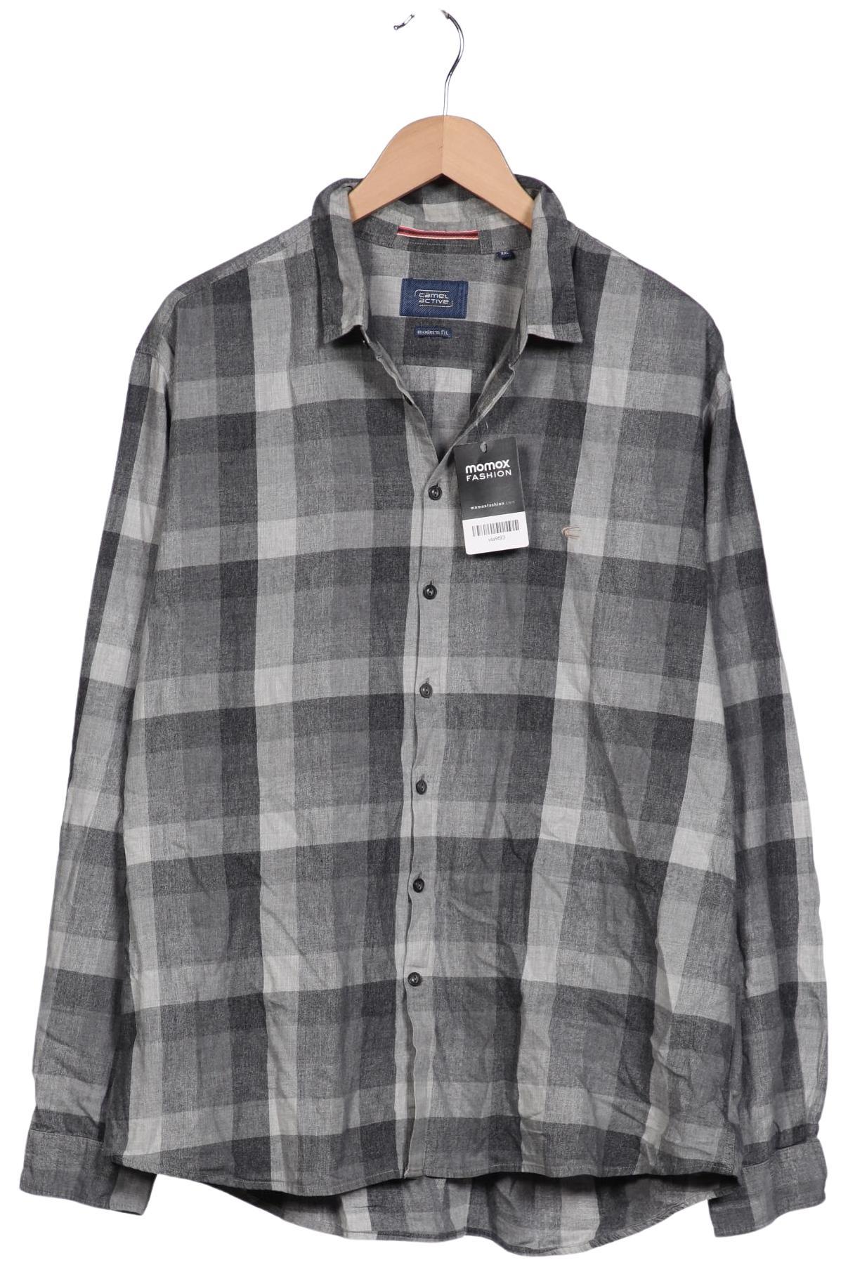 

camel active Herren Hemd, grau, Gr. 56