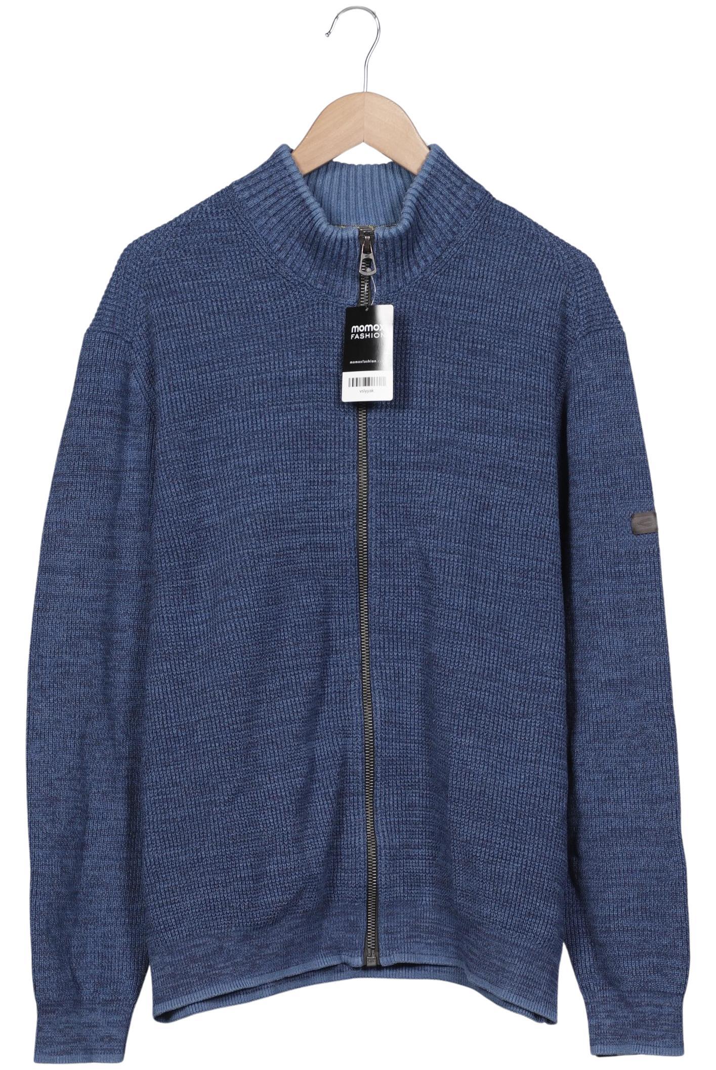 

camel active Herren Strickjacke, blau, Gr. 56