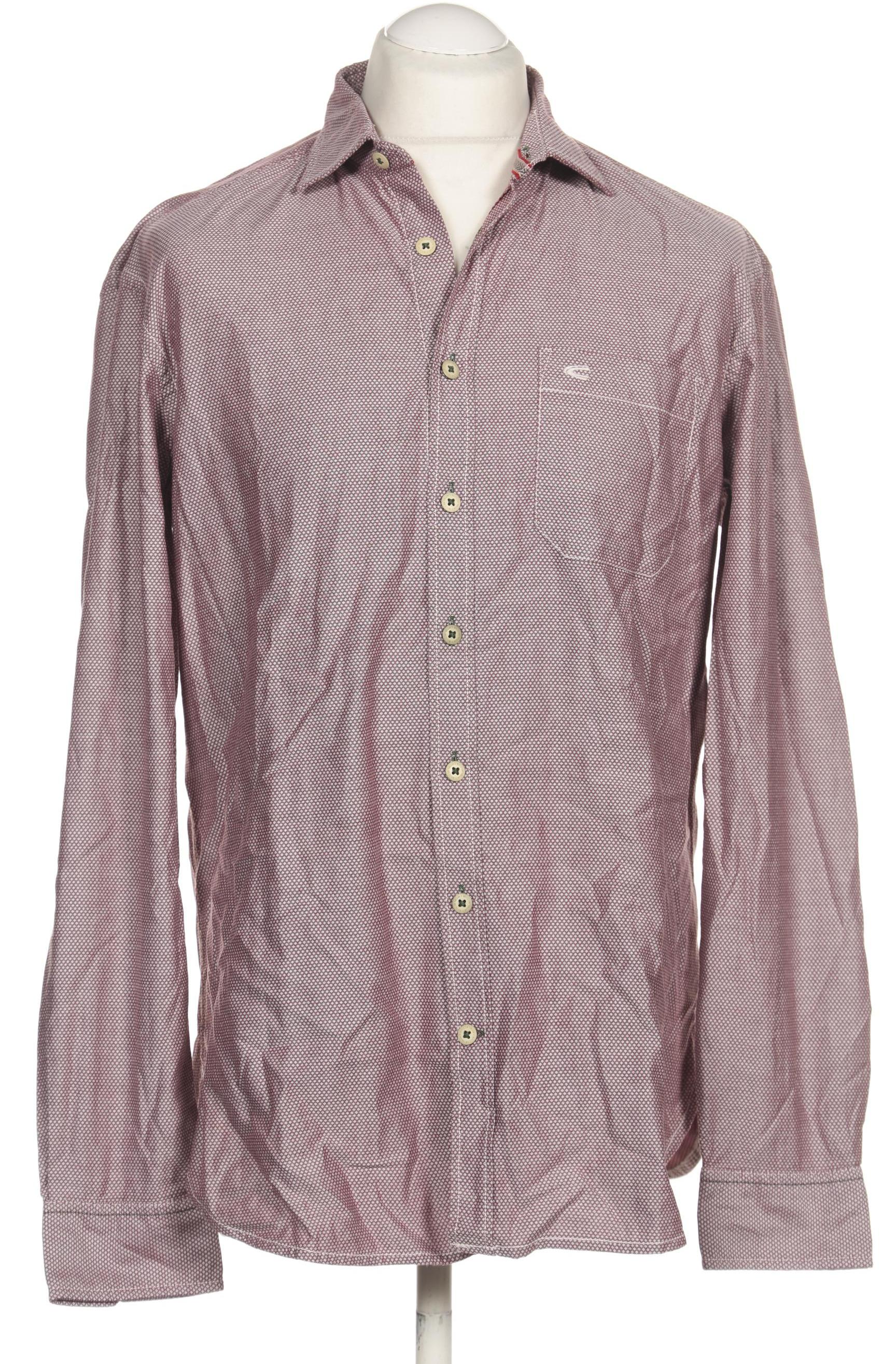 

camel active Herren Hemd, bordeaux, Gr. 48
