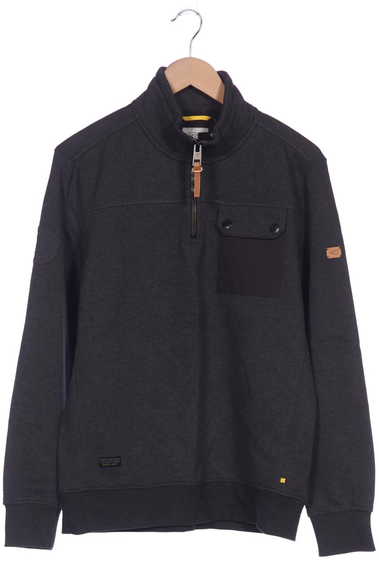 

camel active Herren Sweatshirt, grau, Gr. 52