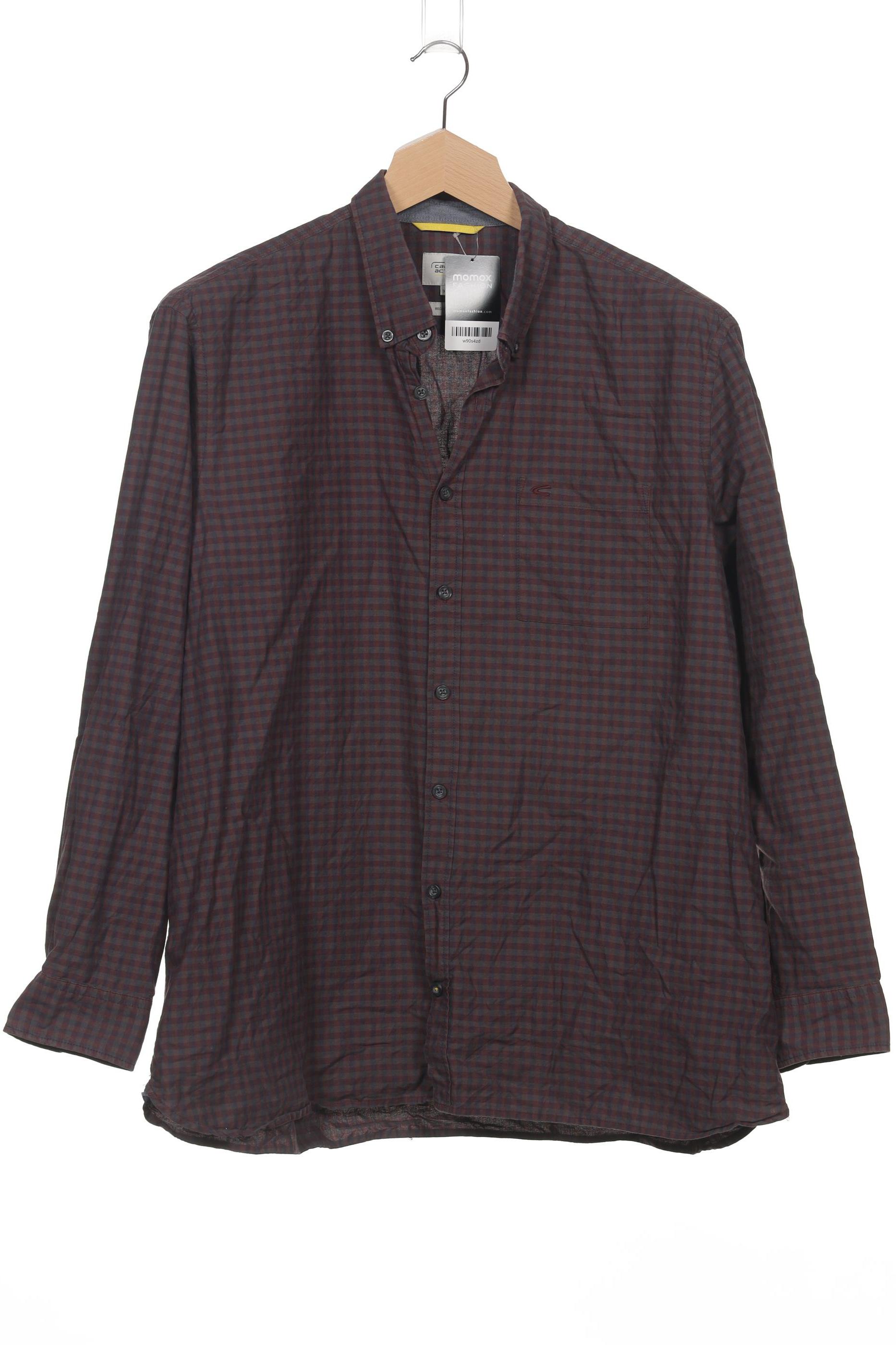 

camel active Herren Hemd, bordeaux, Gr. 58