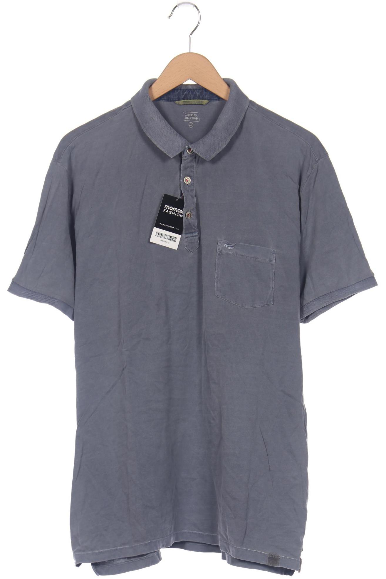 

camel active Herren Poloshirt, grau, Gr. 56